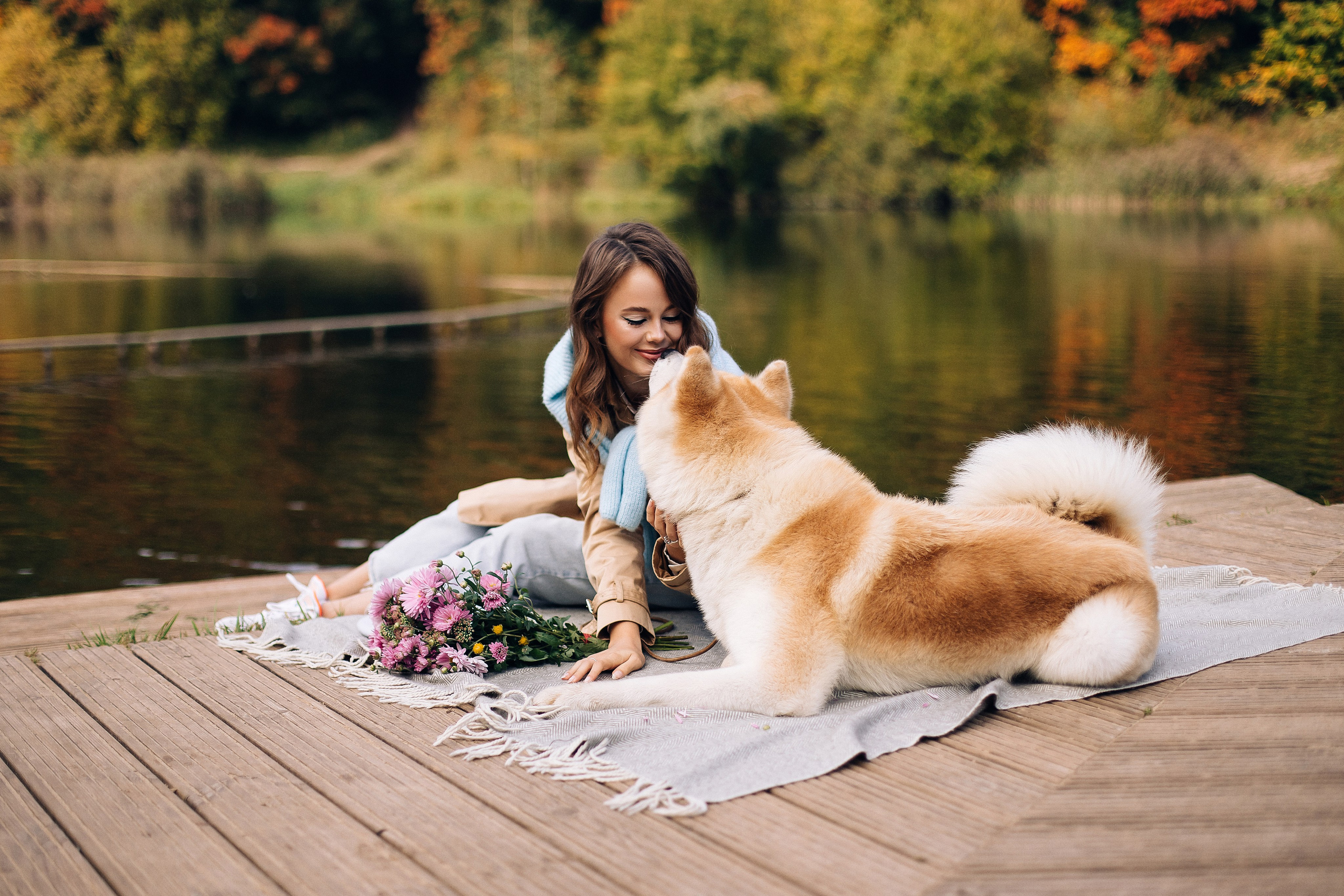 Вера и Акита. Свадебный и семейный фотограф в Нижнем Новгороде Екатерина Наймарк