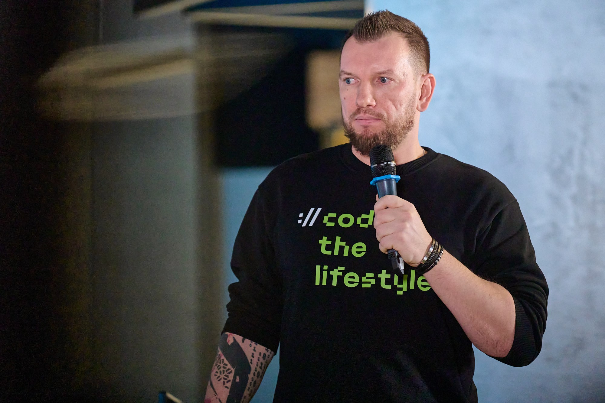 GoLang митап в Lamoda. Репортажный фотограф в Москве Вадим Францев