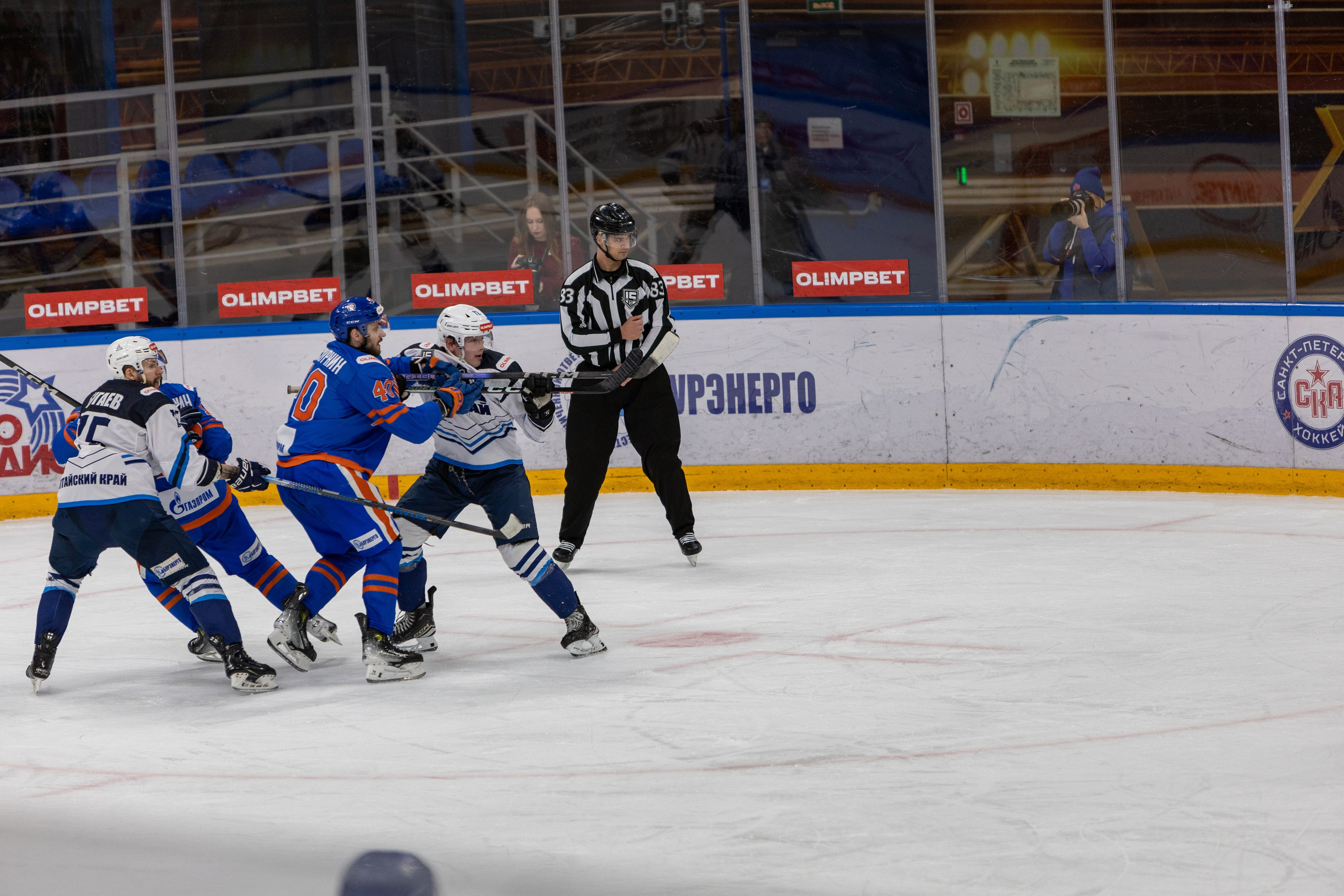 Хоккей СКА-Нева — Динамо-Алтай. Репортажный фотограф Санкт-Петербург | Роман Карбышев