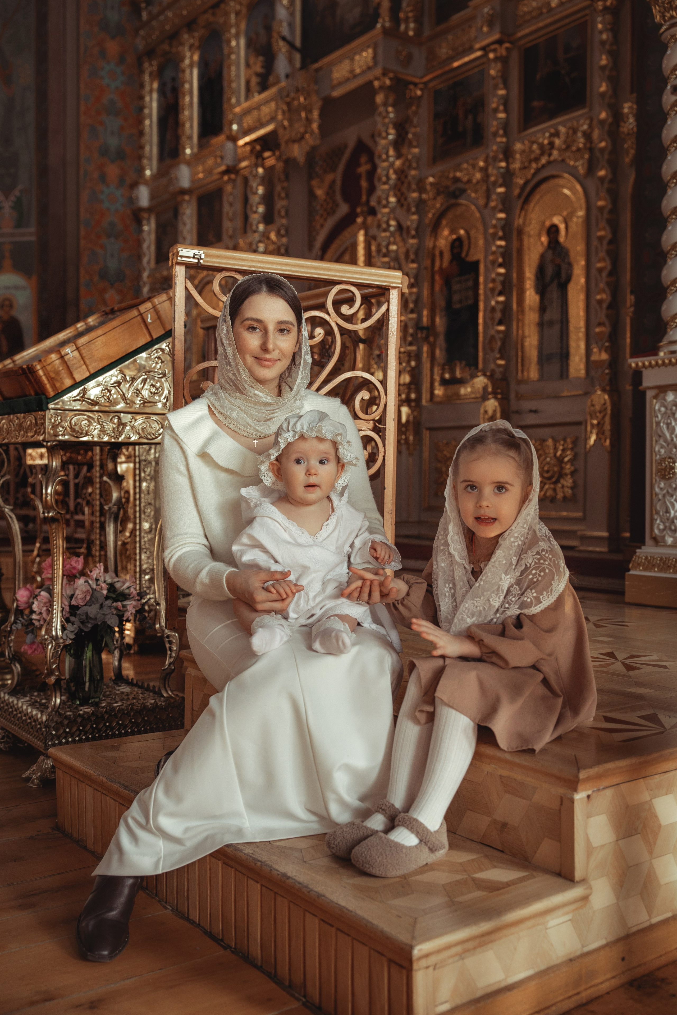 Таинство Крещения Василисы. Свято-Троицкий собор, г. Краснодар. Фотограф на Крещение и Венчание Краснодарский край — Гранкина Юлия