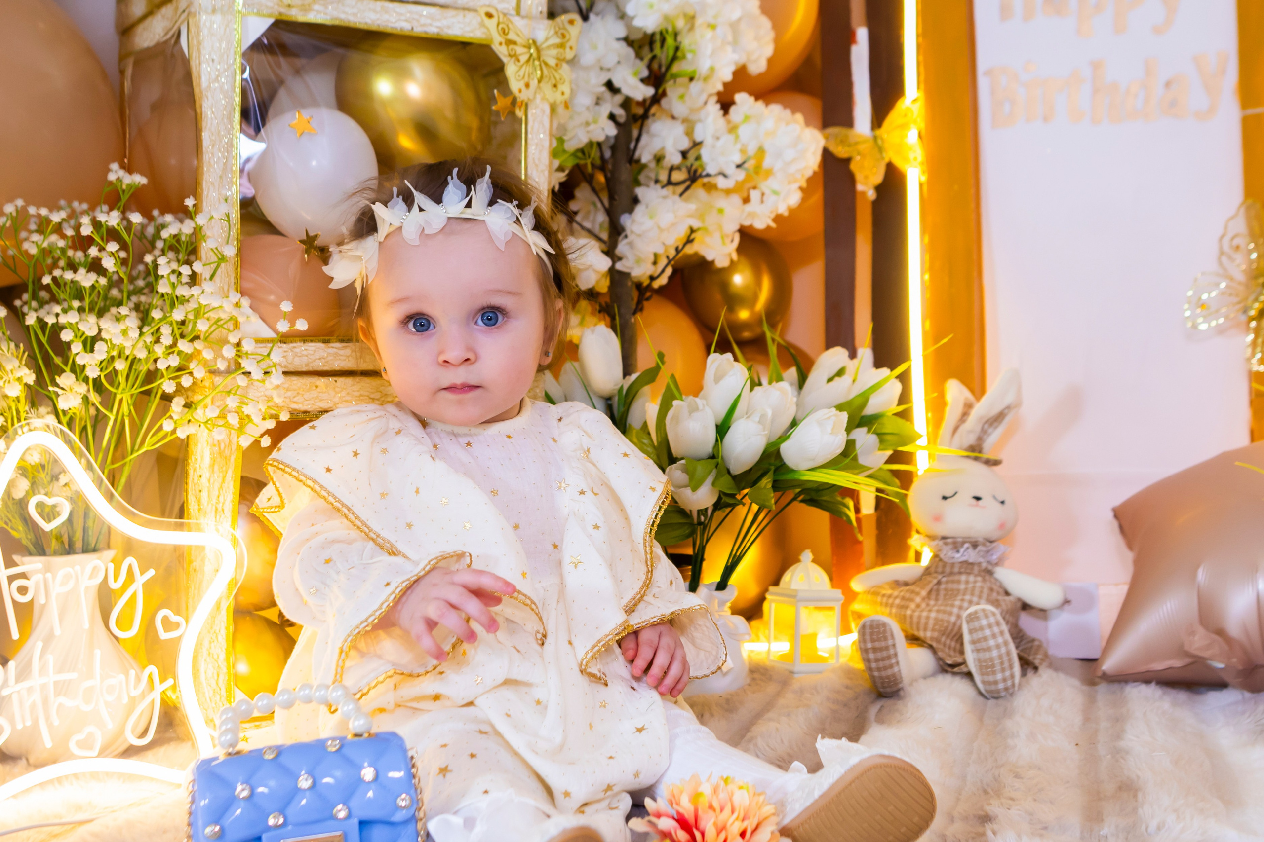 Малышка зайчик. Детская фотостудия «Чудо малыш»