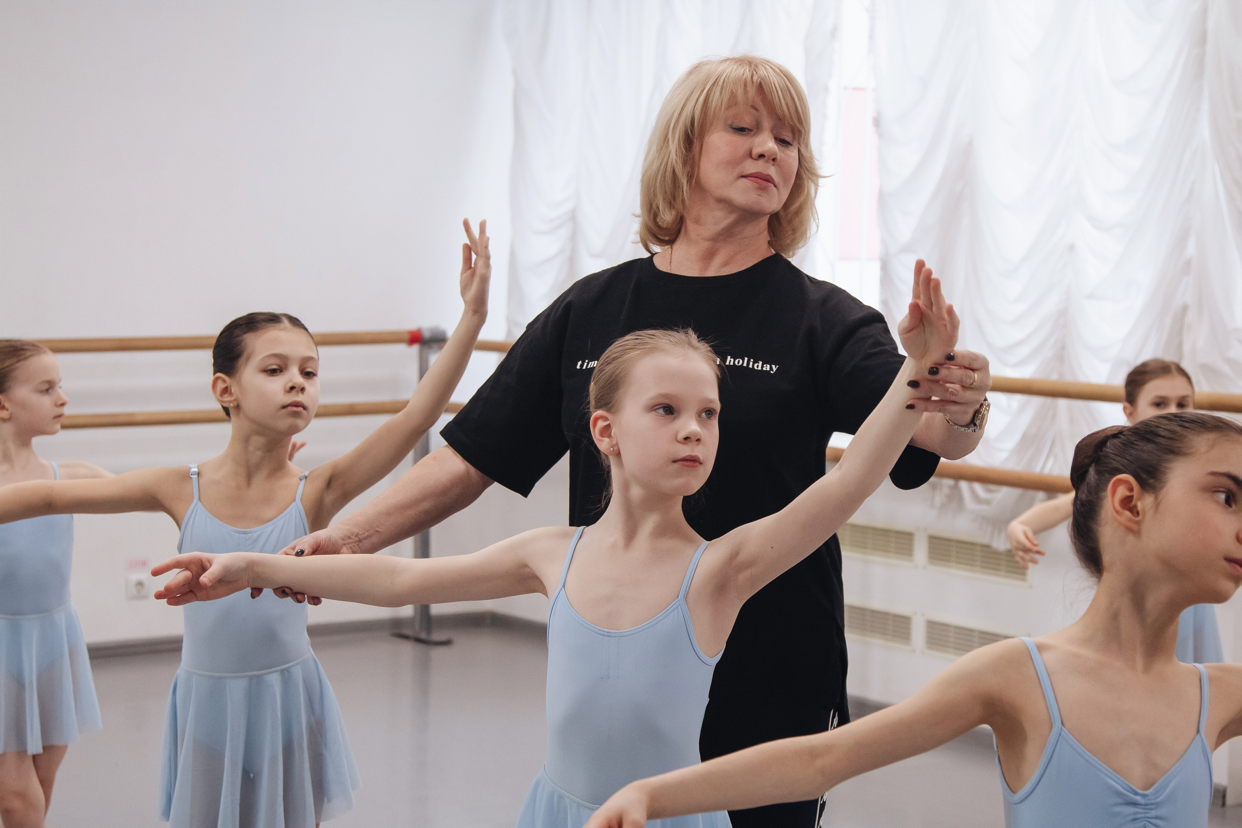 Открытый урок в школе искусств № 11. Балетный фотограф в Москве Галина Молчанова