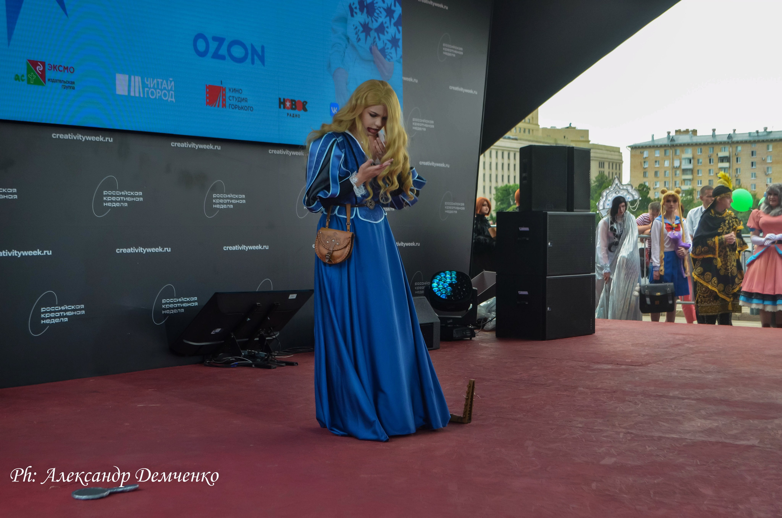 Фотосессия сцены в Москве на разных репортажных мероприятий