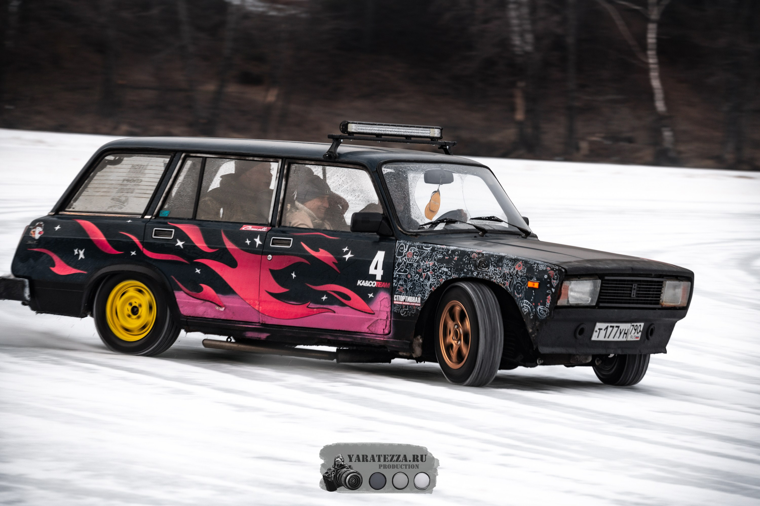 Тренировочный день на ледовой трассе. Yaratezza production