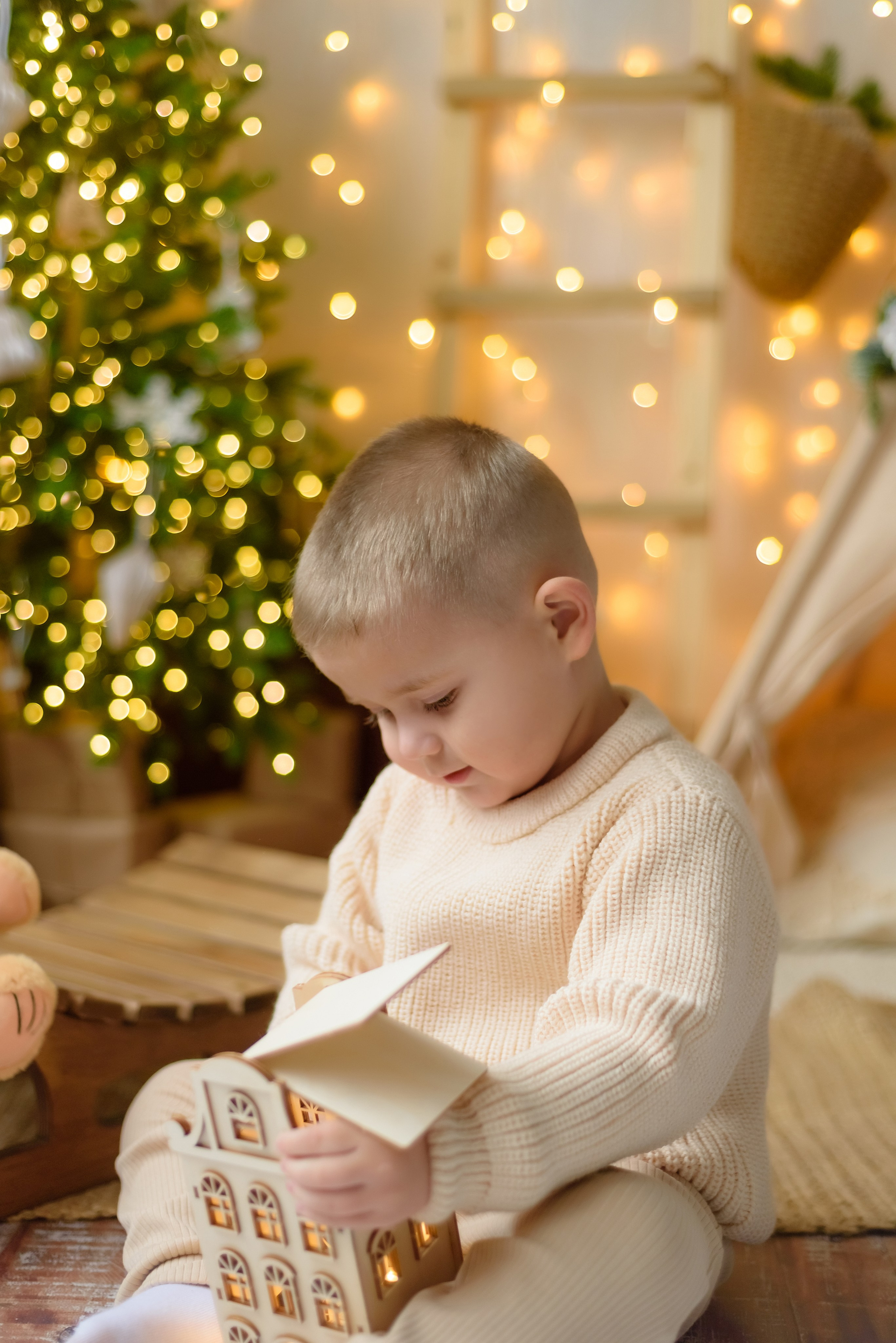 Новогодняя фотосессия «Вигвам» Кирилл. Детский Фотограф |Фотограф на годик в Брянске Ирина Романова