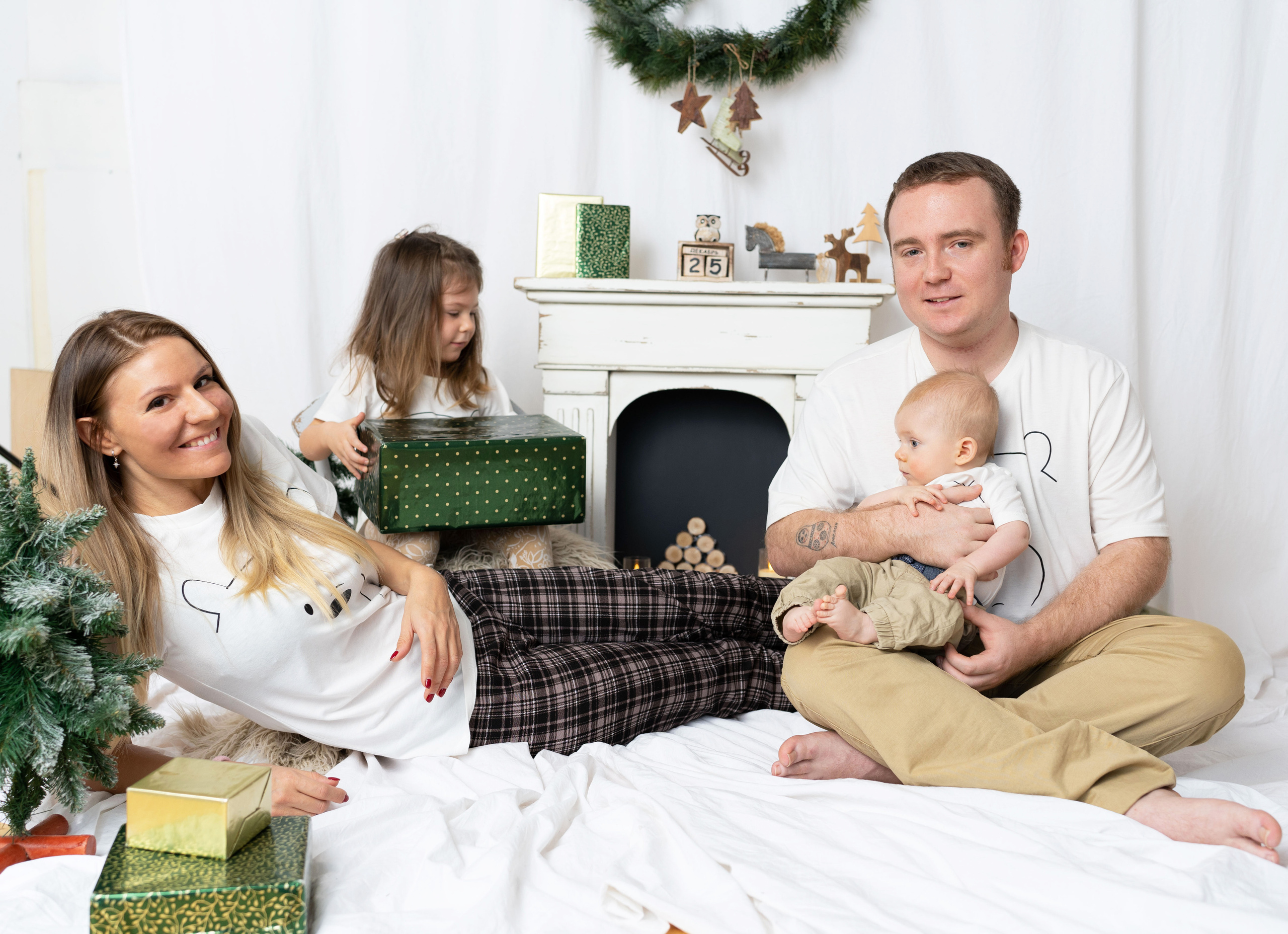 Семейная, Новогодняя, фотосессия. (Майкл, Амелия, Лариса, Данеил). Семейный фотограф в Москве Светлана Немкина