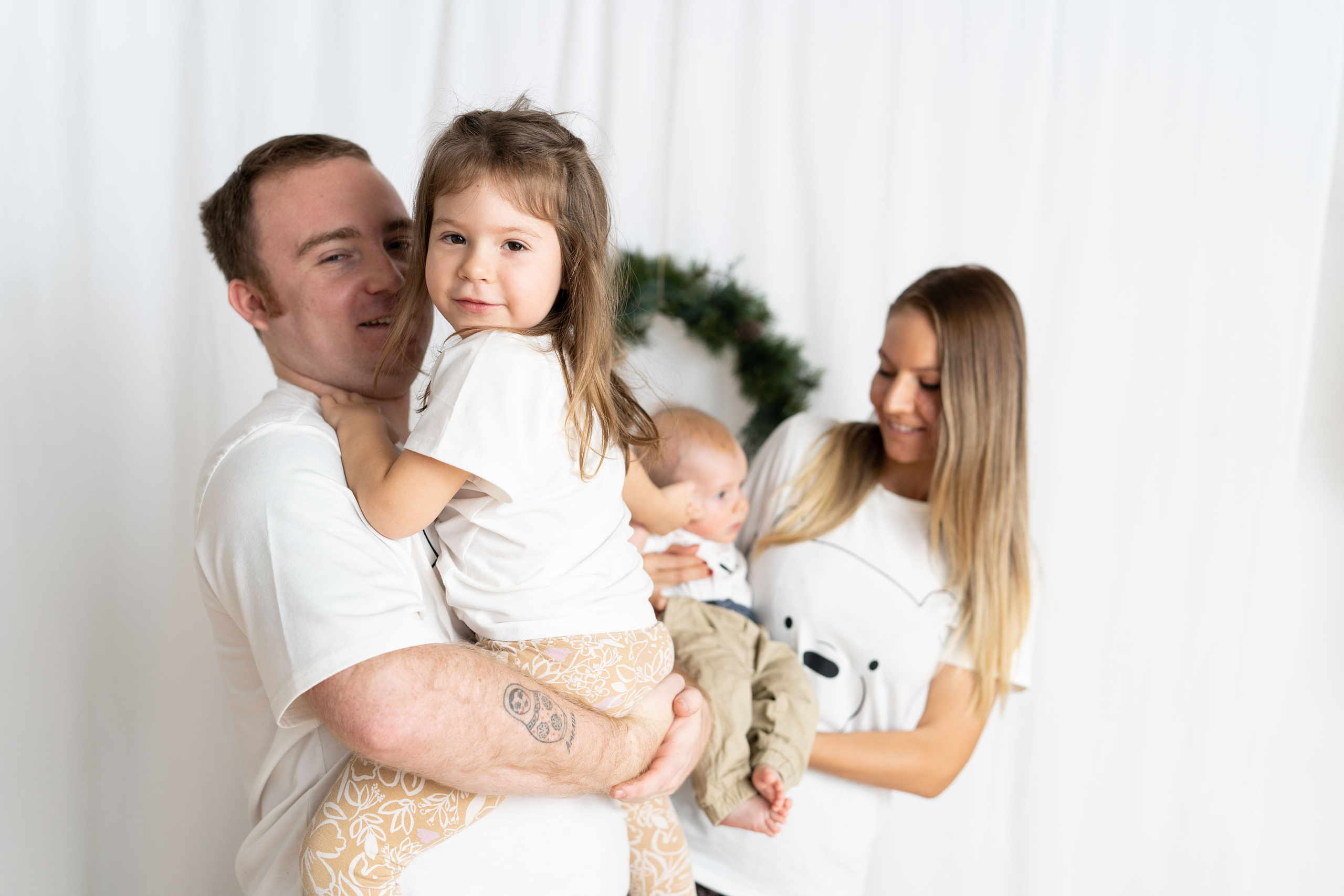 Семейная, Новогодняя, фотосессия. (Майкл, Амелия, Лариса, Данеил). Семейный фотограф в Москве Светлана Немкина