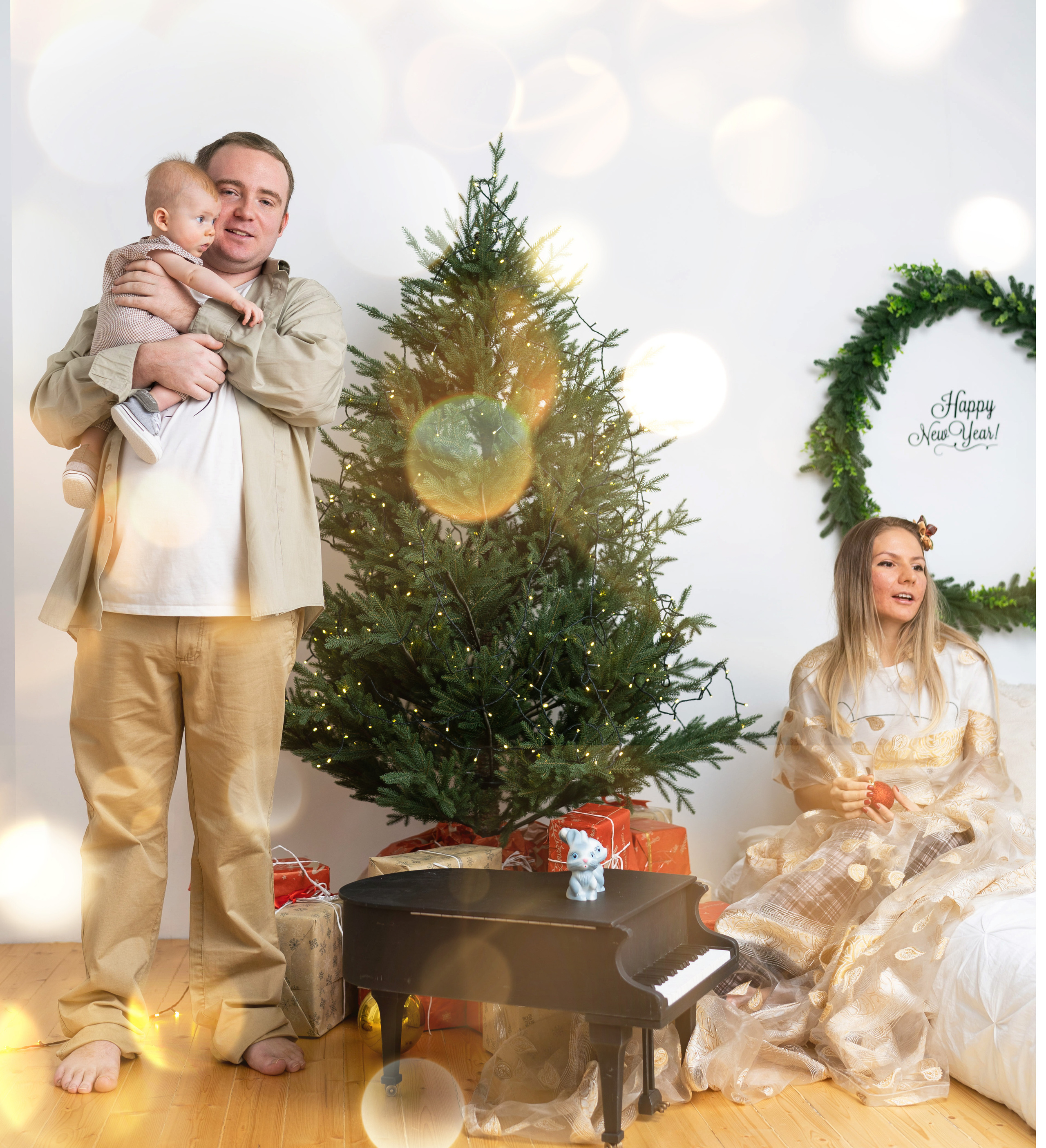 Семейная, Новогодняя, фотосессия. (Майкл, Амелия, Лариса, Данеил). Семейный фотограф в Москве Светлана Немкина