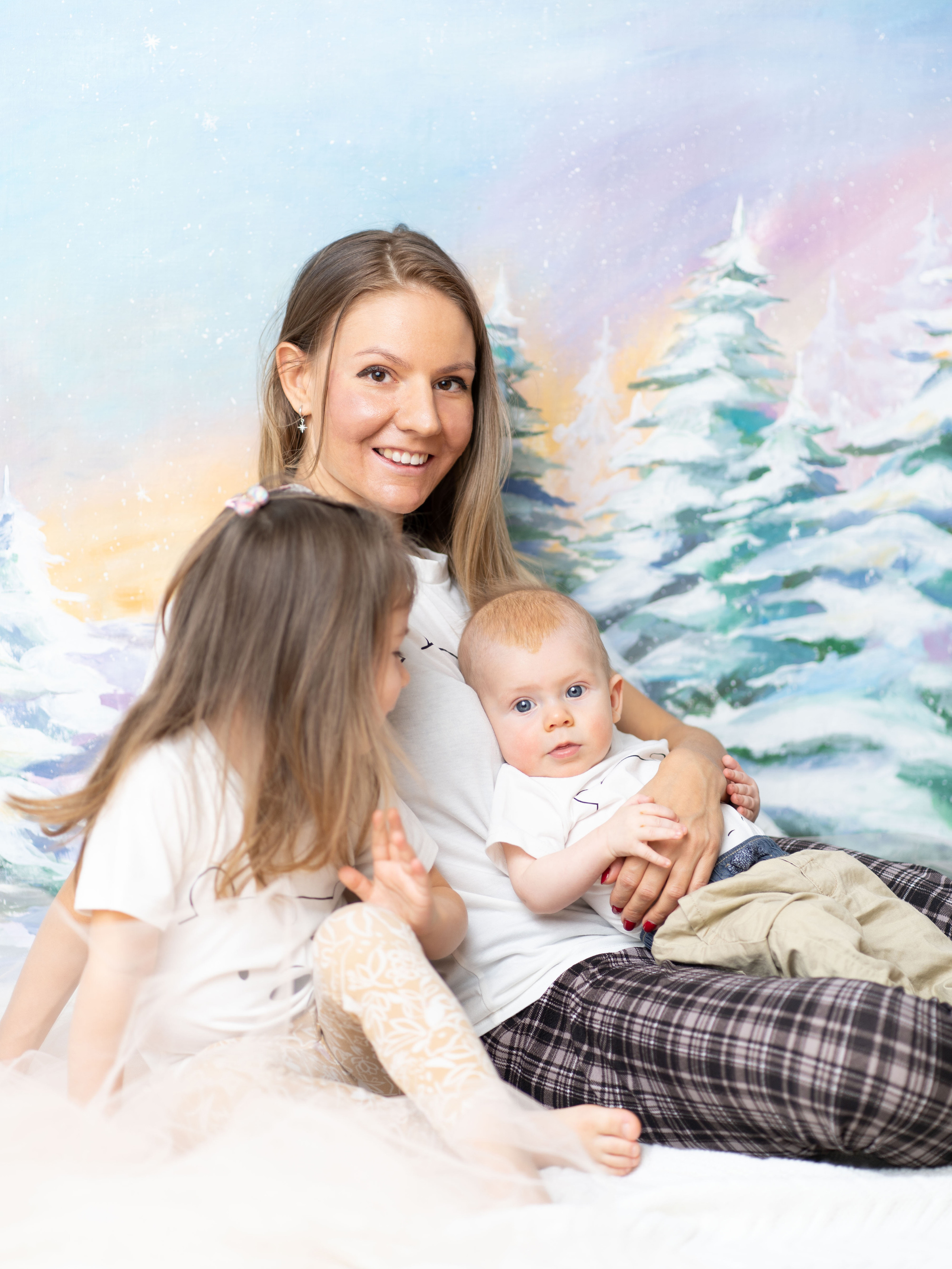 Семейная, Новогодняя, фотосессия. (Майкл, Амелия, Лариса, Данеил). Семейный фотограф в Москве Светлана Немкина