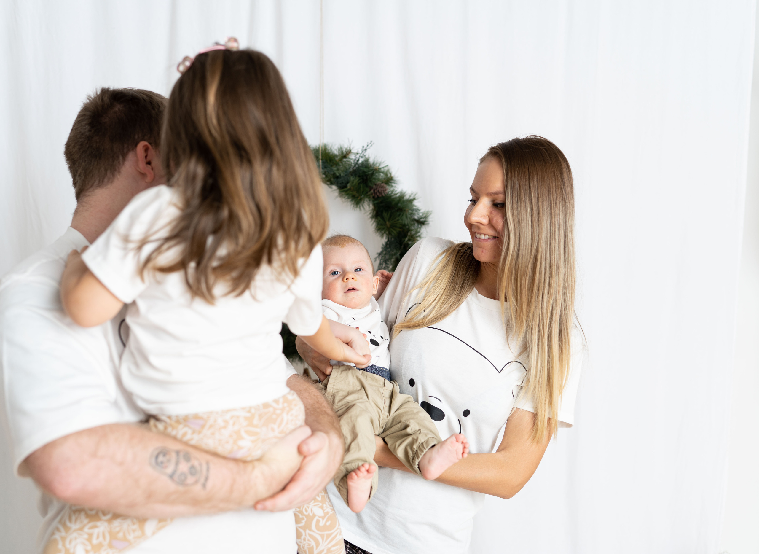 Семейная, Новогодняя, фотосессия. (Майкл, Амелия, Лариса, Данеил). Семейный фотограф в Москве Светлана Немкина