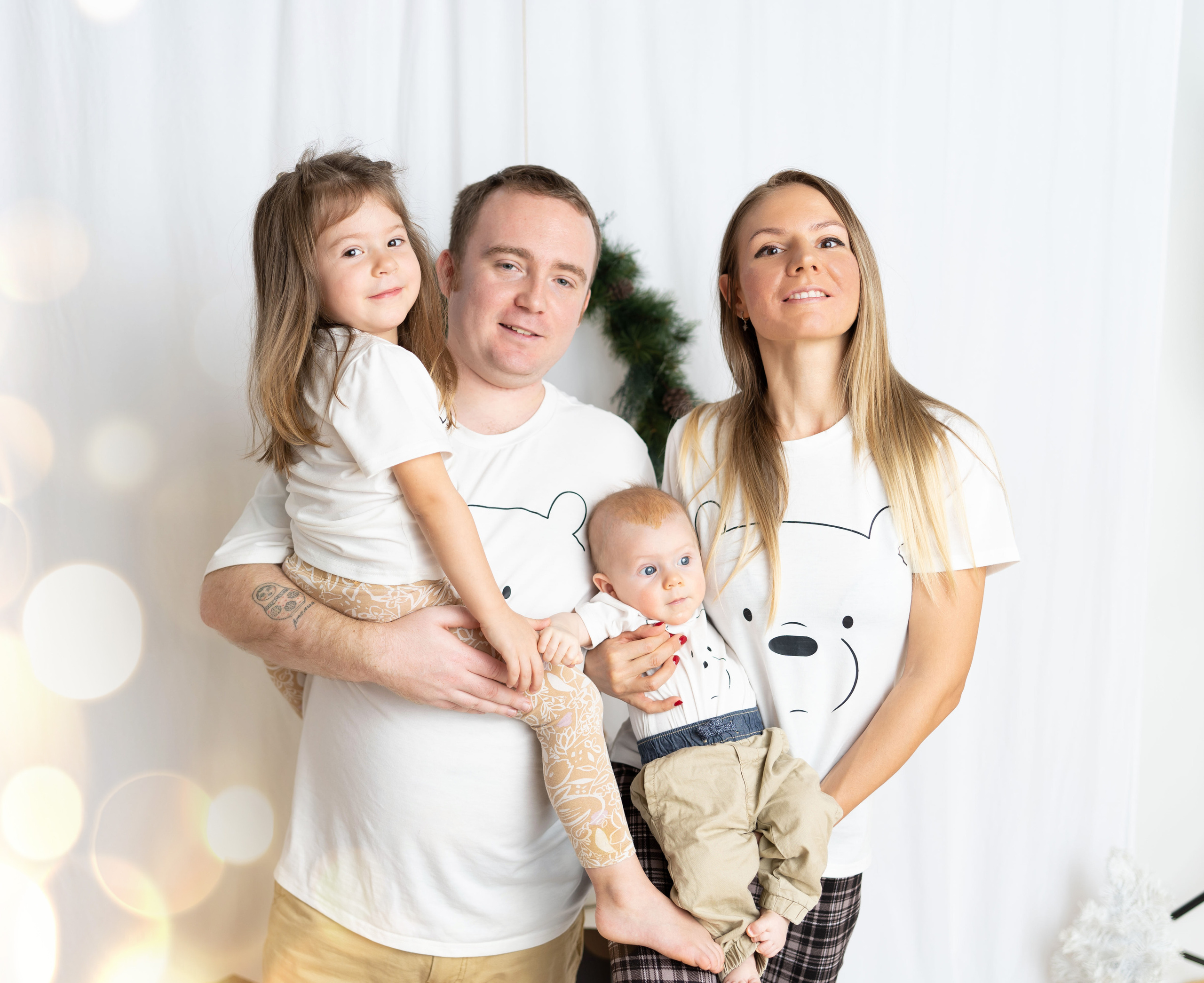 Семейная, Новогодняя, фотосессия. (Майкл, Амелия, Лариса, Данеил). Семейный фотограф в Москве Светлана Немкина