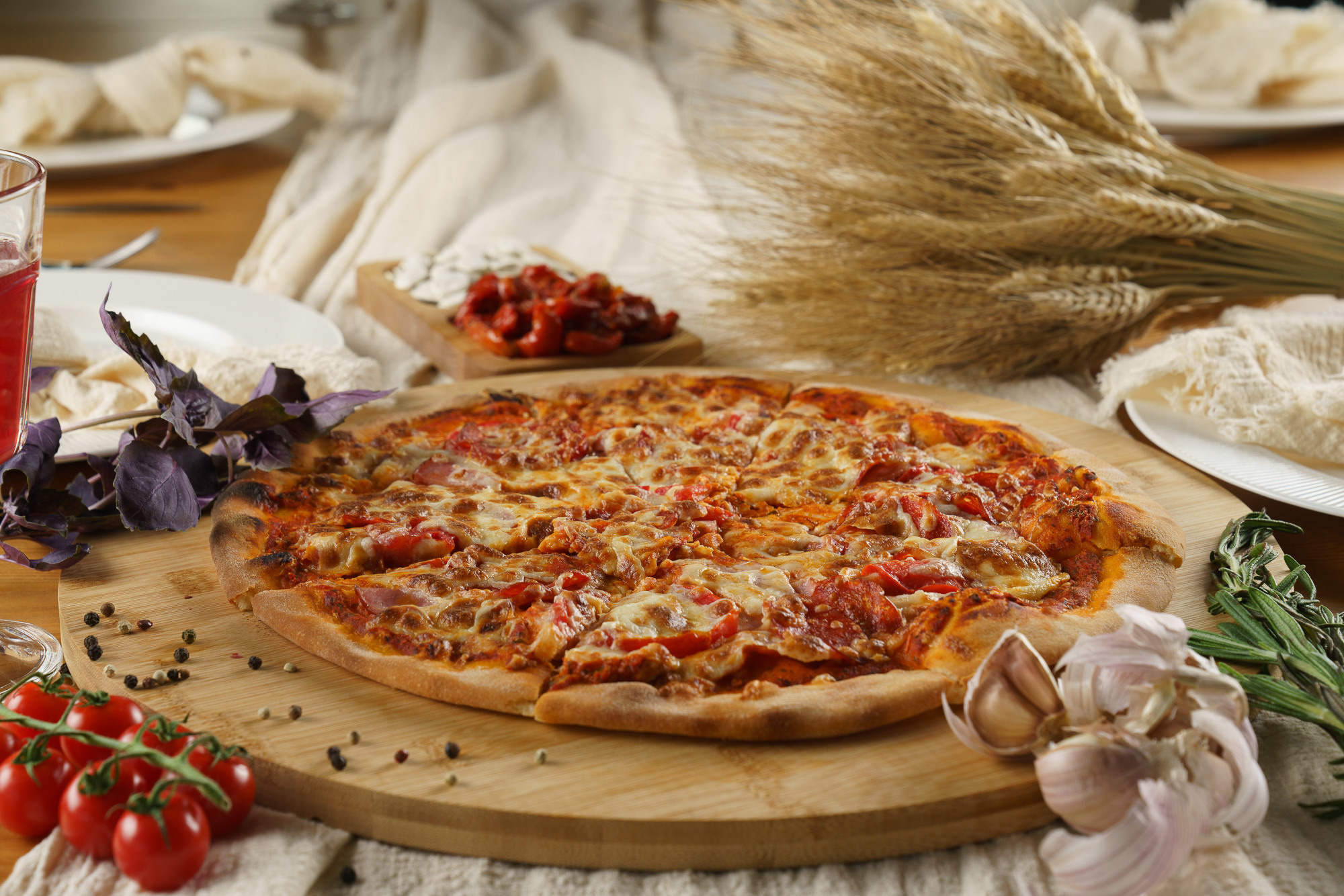 Пиццерия. Фуд-фото и съёмка интерьеров в Москве