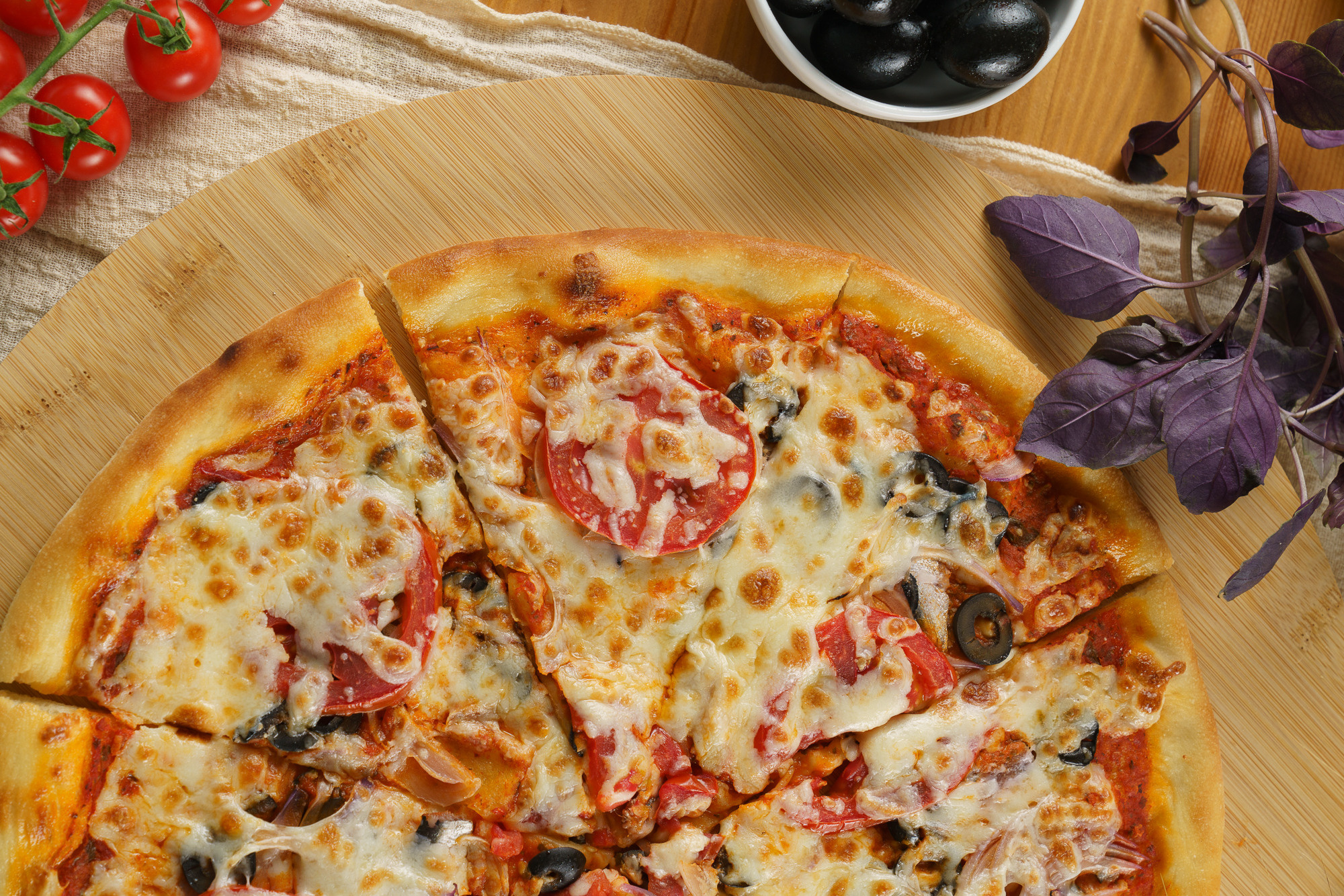 Пиццерия. Фуд-фото и съёмка интерьеров в Москве