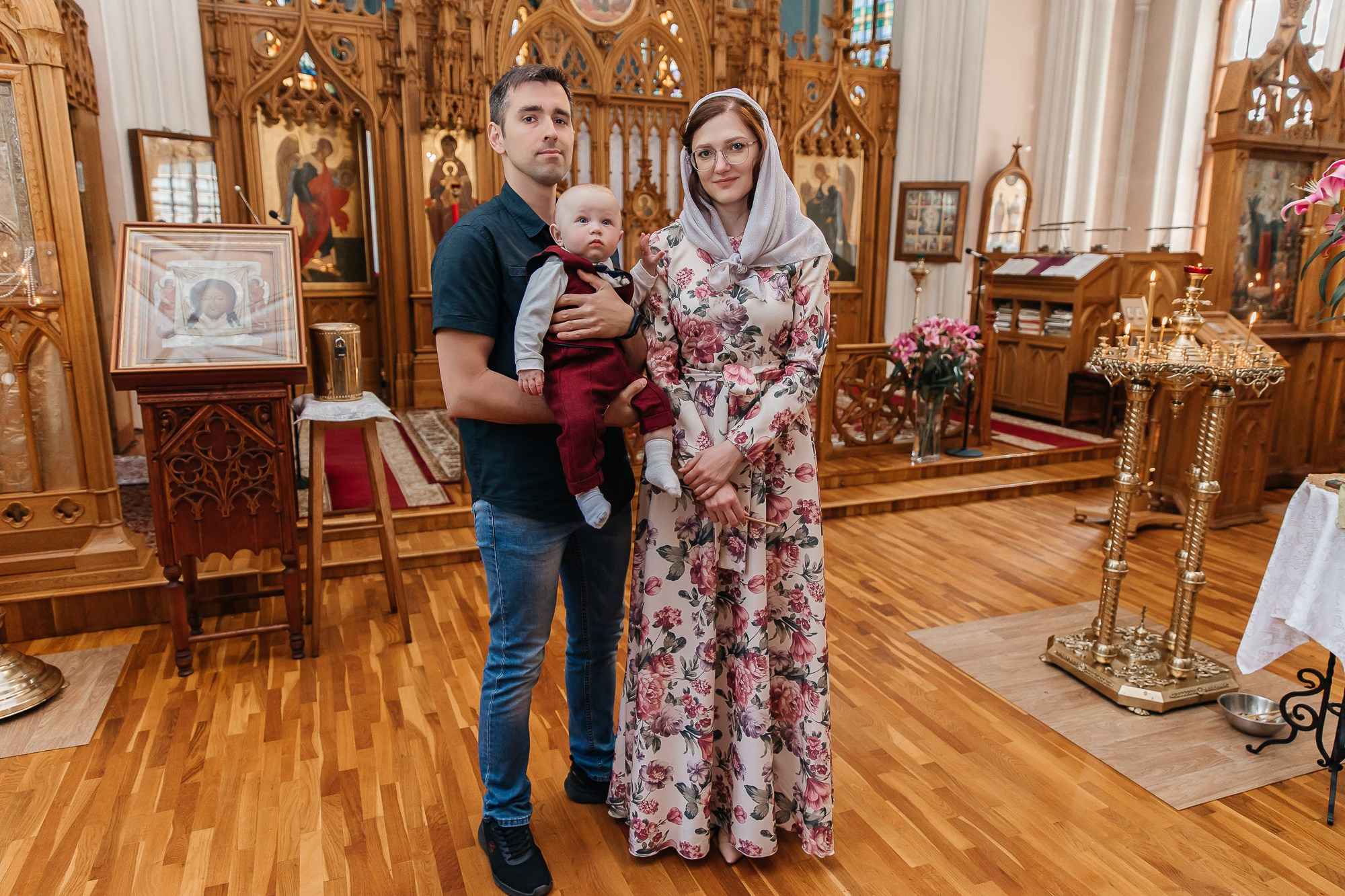 Таинство крещения Дмитрия (28 мая 2023). Свадебный и семейный фотограф Крамар Наталья