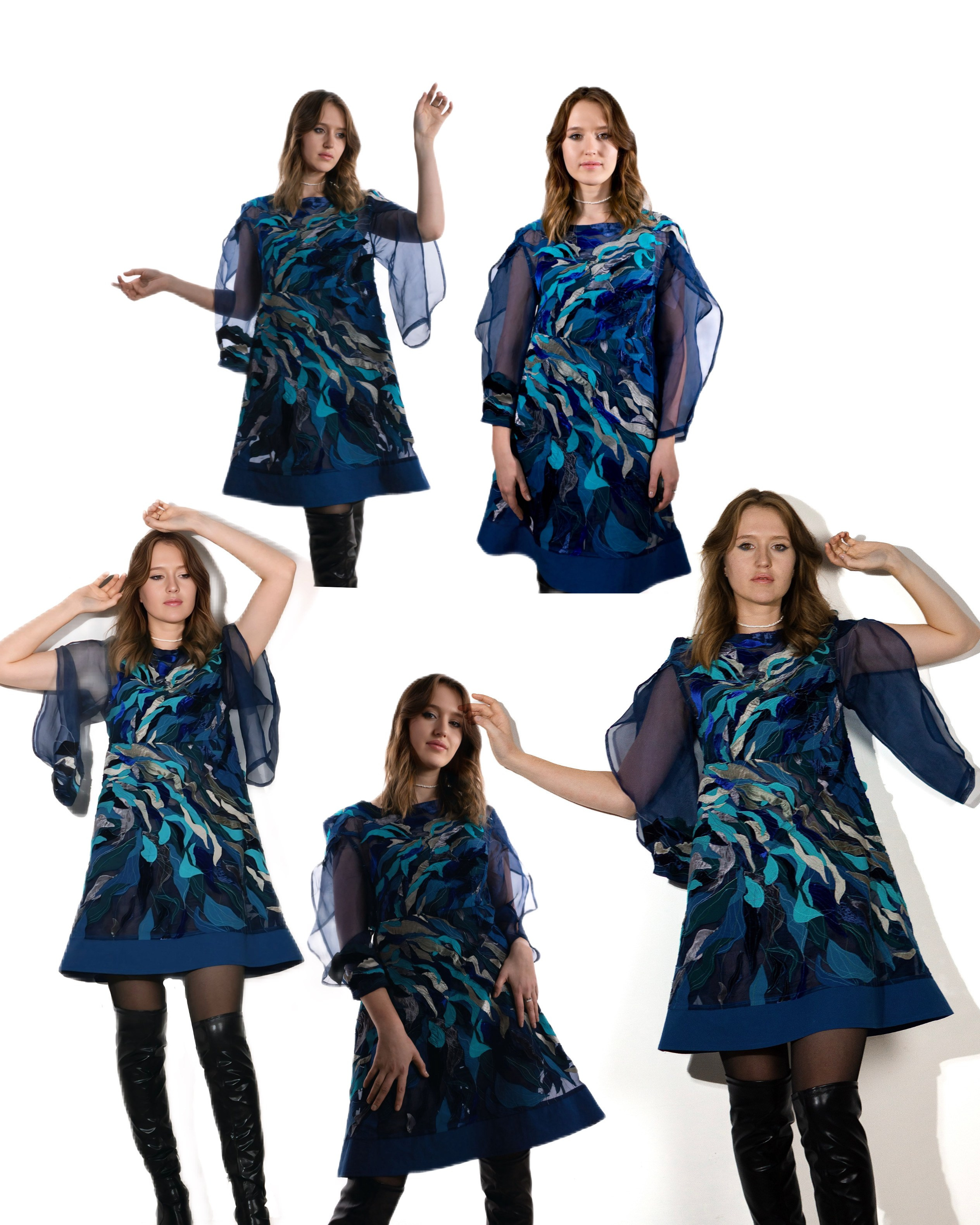 Съёмка дизайнерского платья. Женский фотограф Омск, Екатерина Петрова