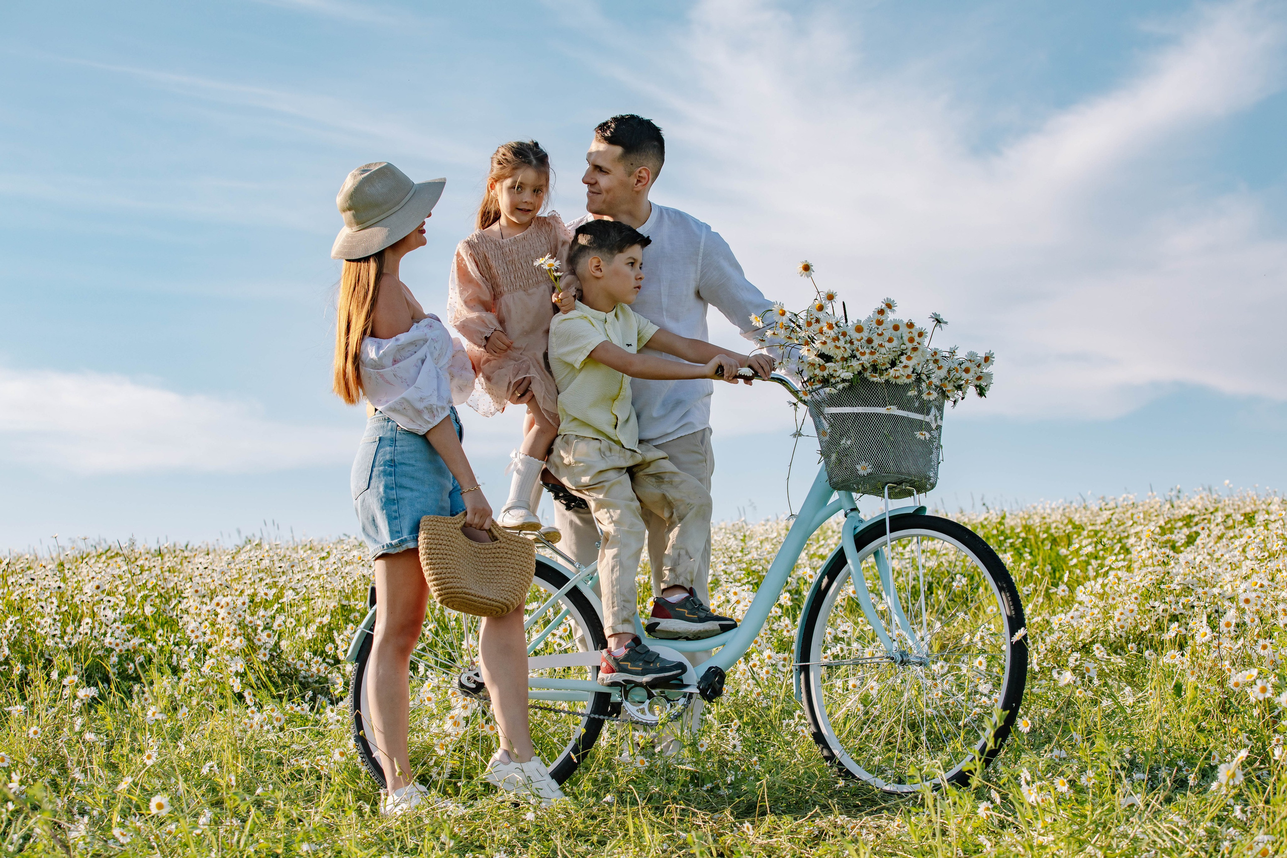 Ромашковое поле. Фотограф в Москве Яна Полосина