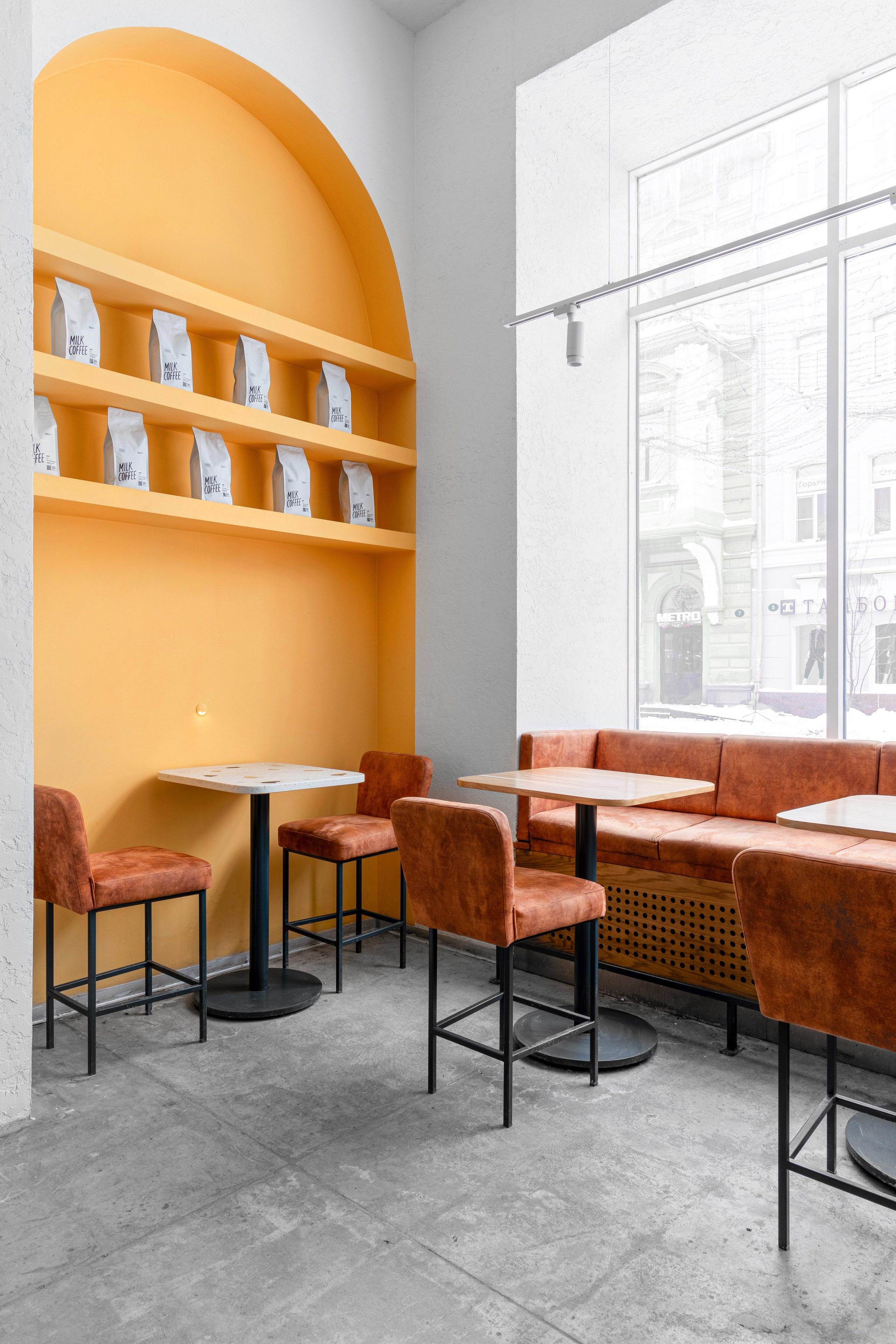 Кофейня верхушка кофе. Интерьерный фотограф в Нижнем Новгороде и Москве Владимир Гудков