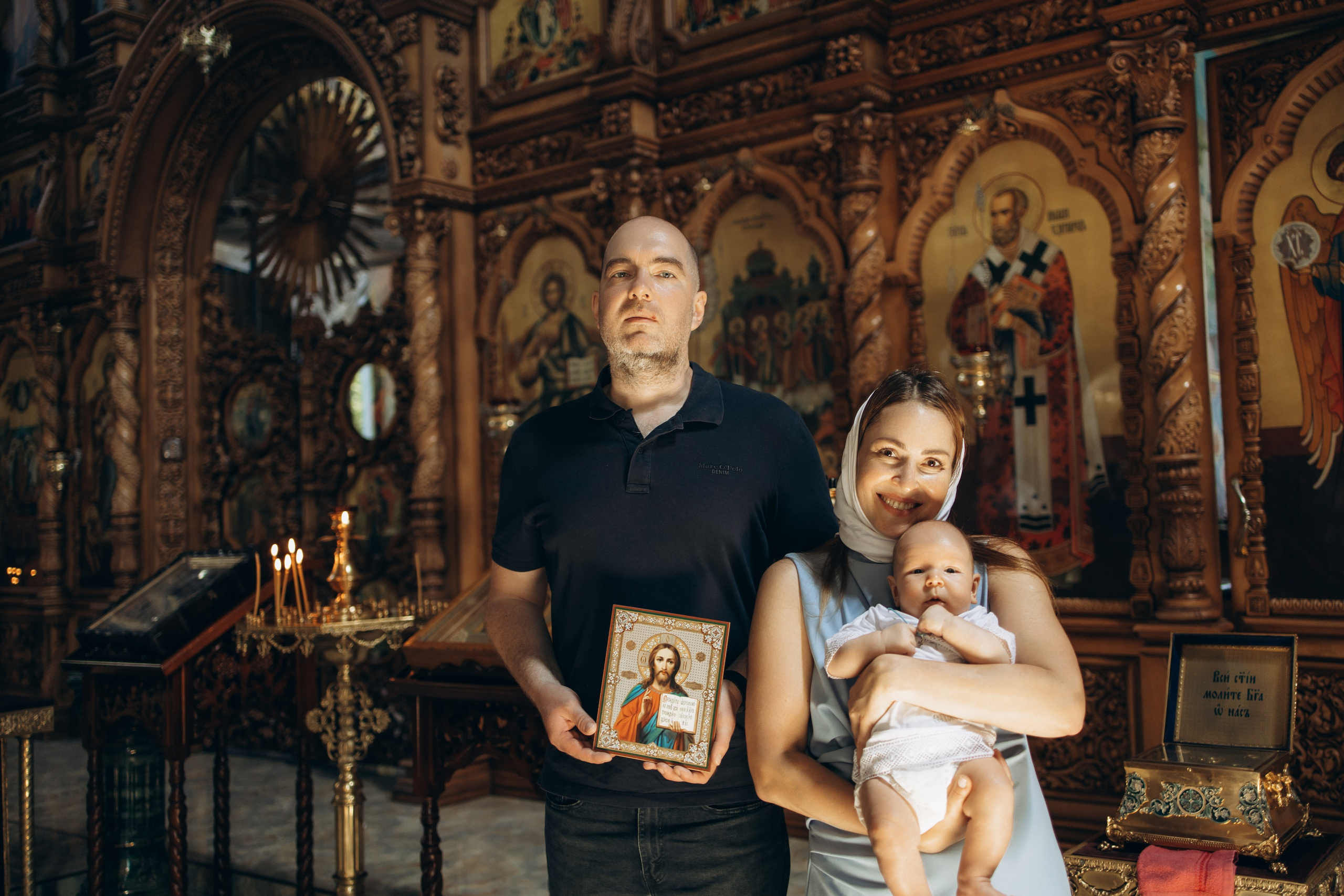 Крещение Ивана. Самый теплый фотограф в Краснодаре Рябоконь Ксения