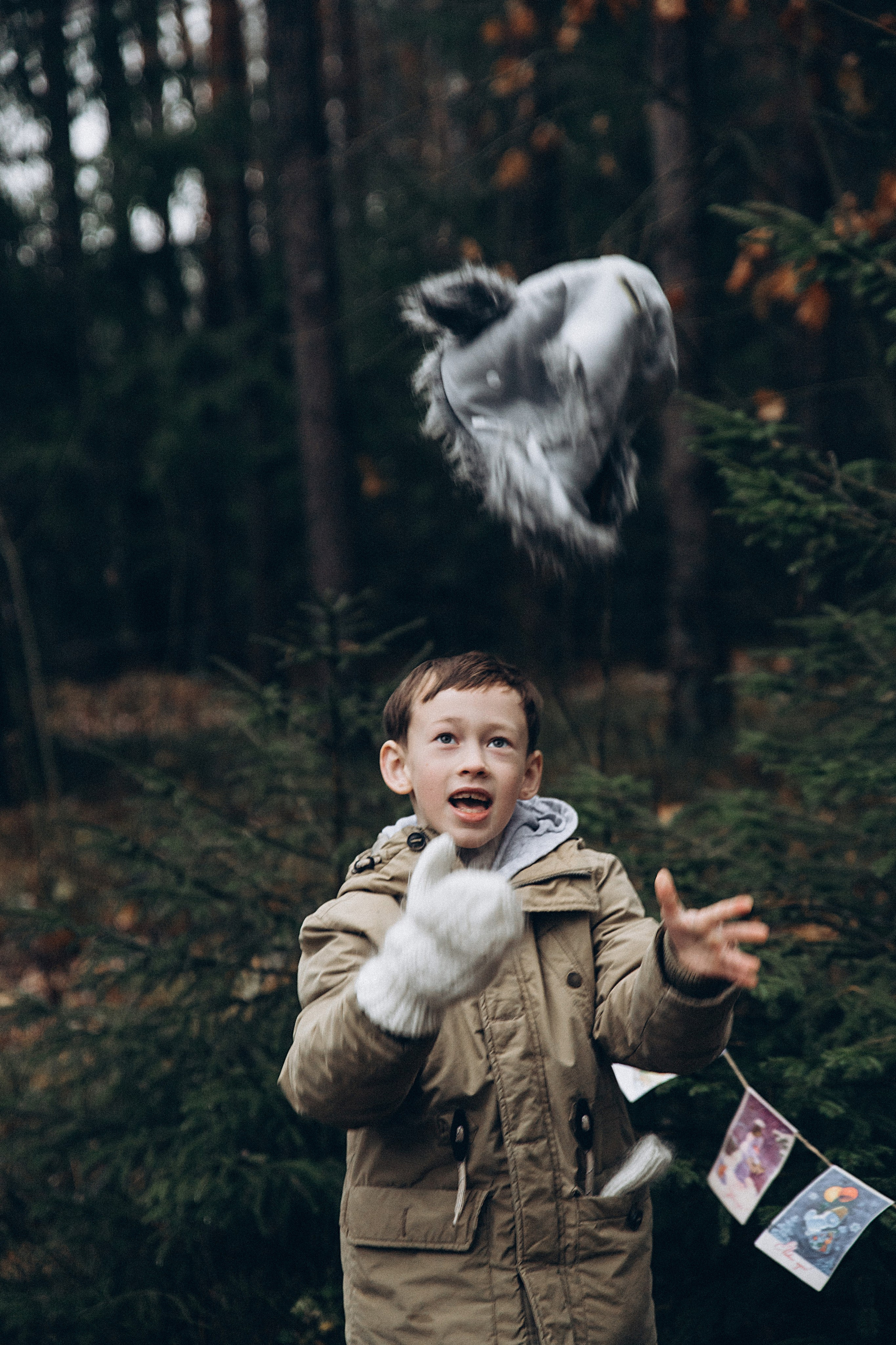 Елка в лесу. Репортажный и детский фотограф в Минске