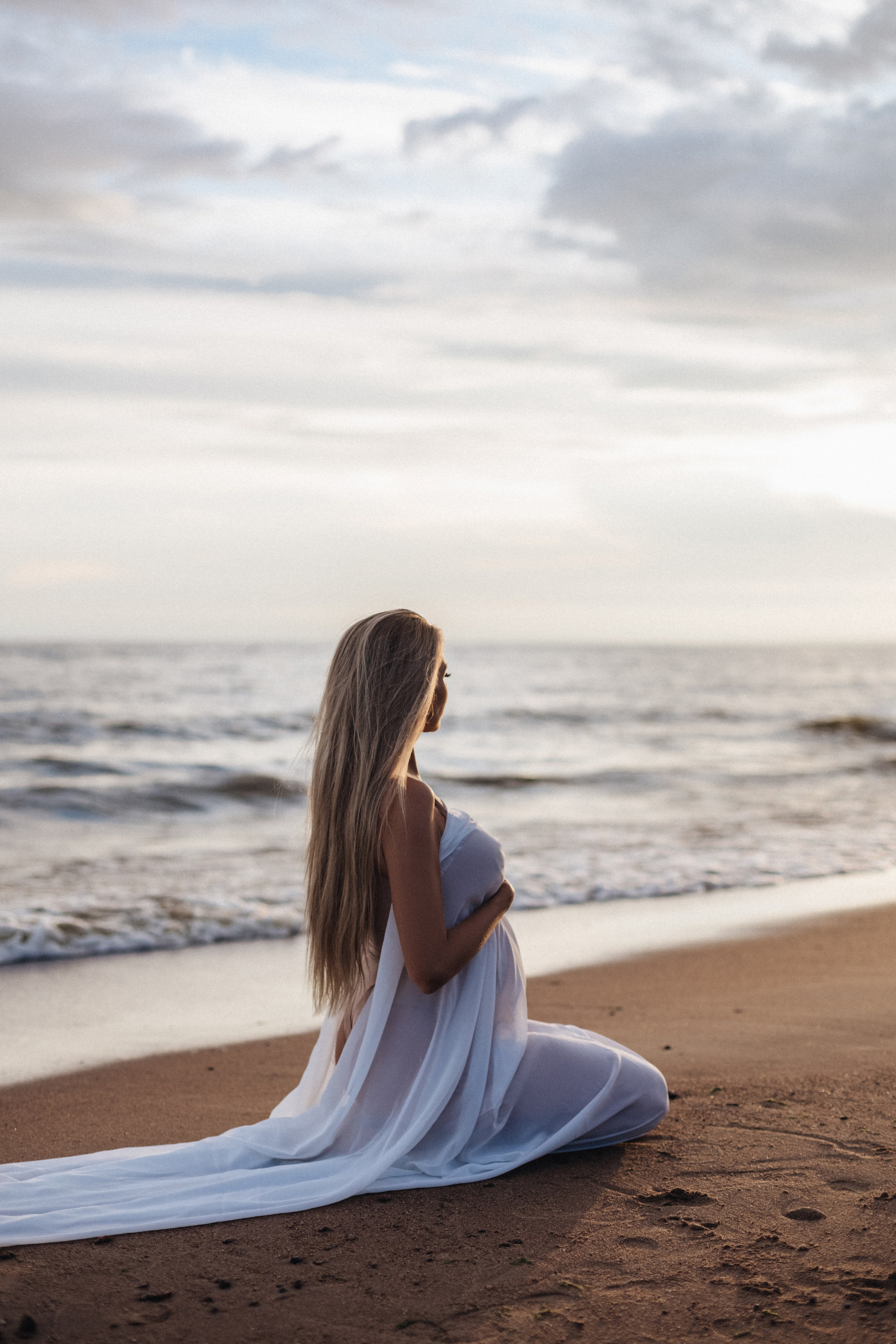 Sea. NatalieDmi — фотосессия беременности, семейный фотограф, портрет