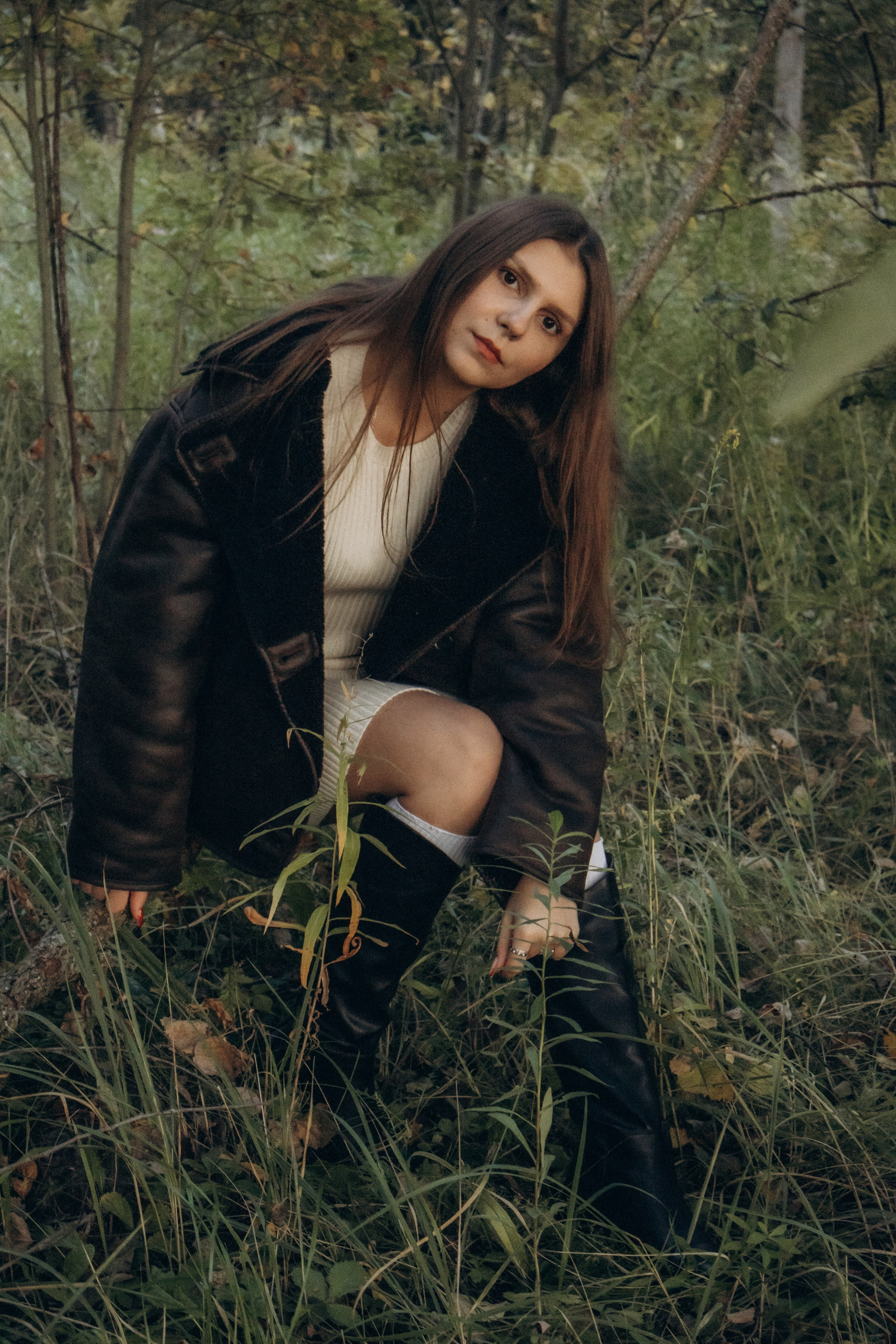 Лера. Осенняя фотосессия в лесу. Юлия Левада Семейный и женский фотограф