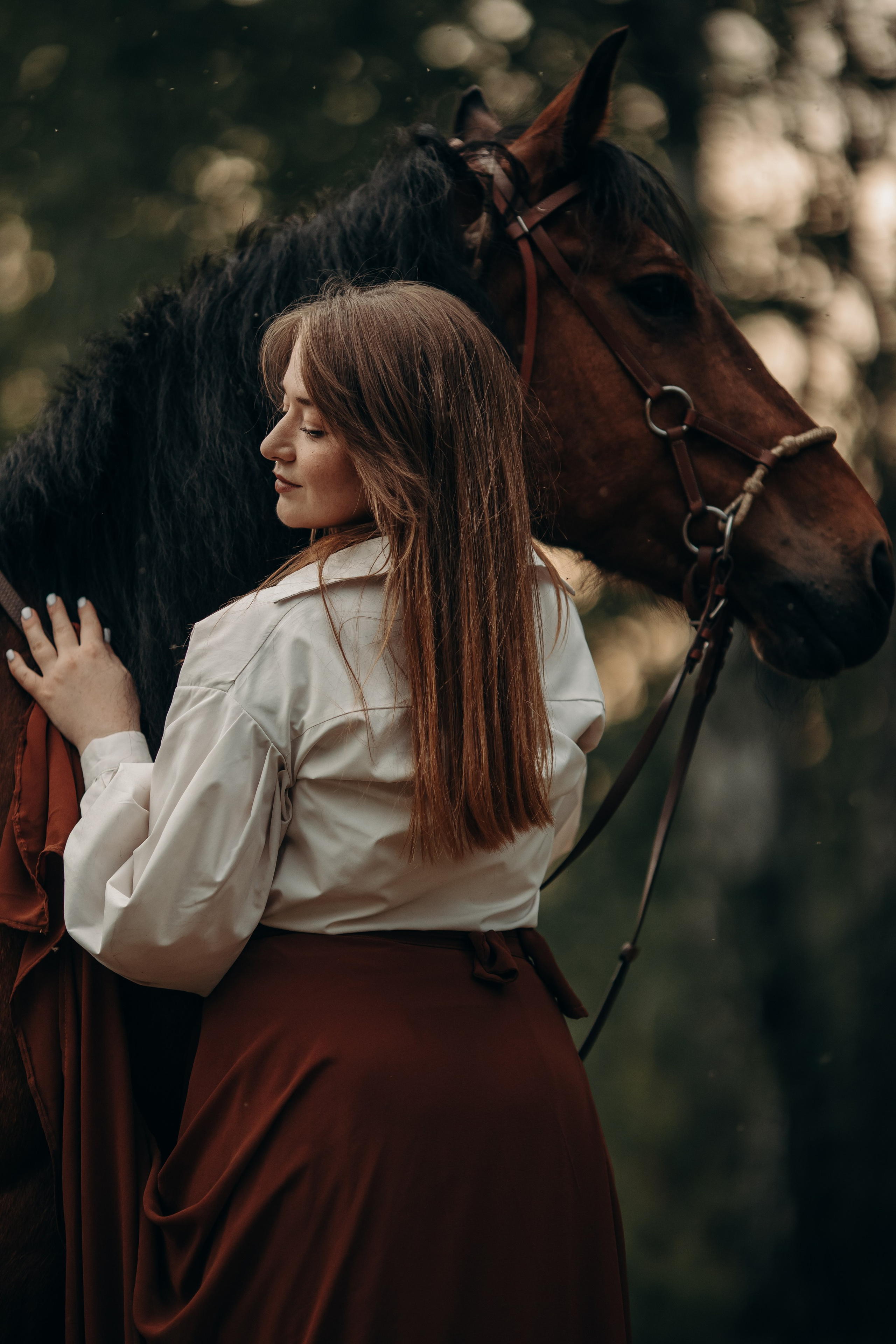 Ксения и Талисман. Анна Молчанова конный фотограф в Тюмени | фотосессии с лошадьми Тюмень