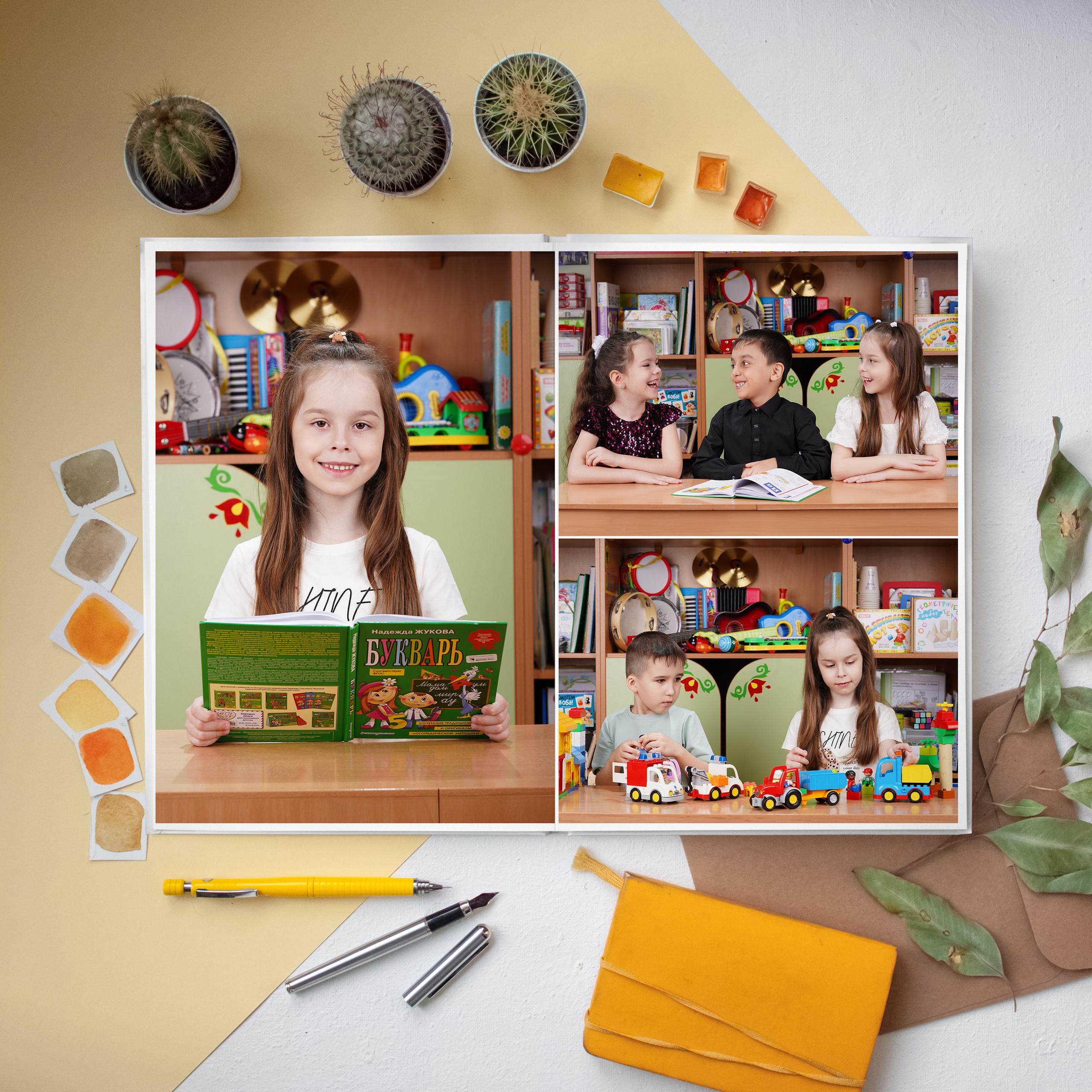 5500 ₽ (индивид. альбом + общие кадры). Выпускные альбомы в Набережных Челнах