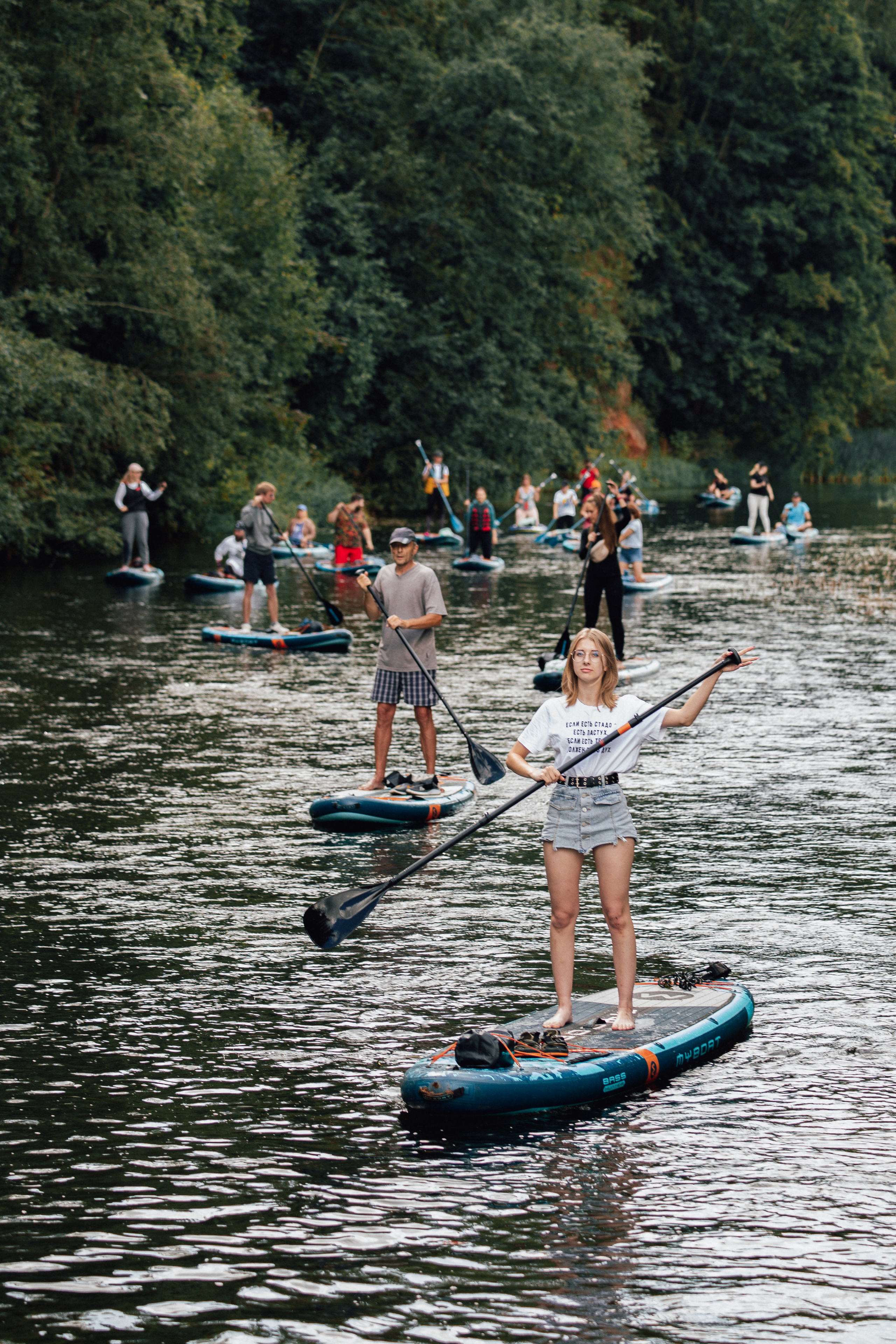 Сплавы на сапах по р. Оредеж. Фотограф в Санкт-Петербурге