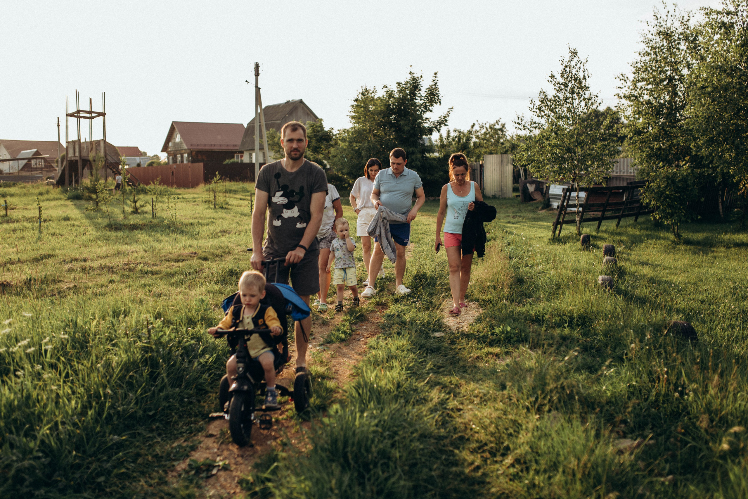 У бабушки в деревне. Фотограф новорожденных Серпухов, Протвино, Москва I Марина Бурмистрова