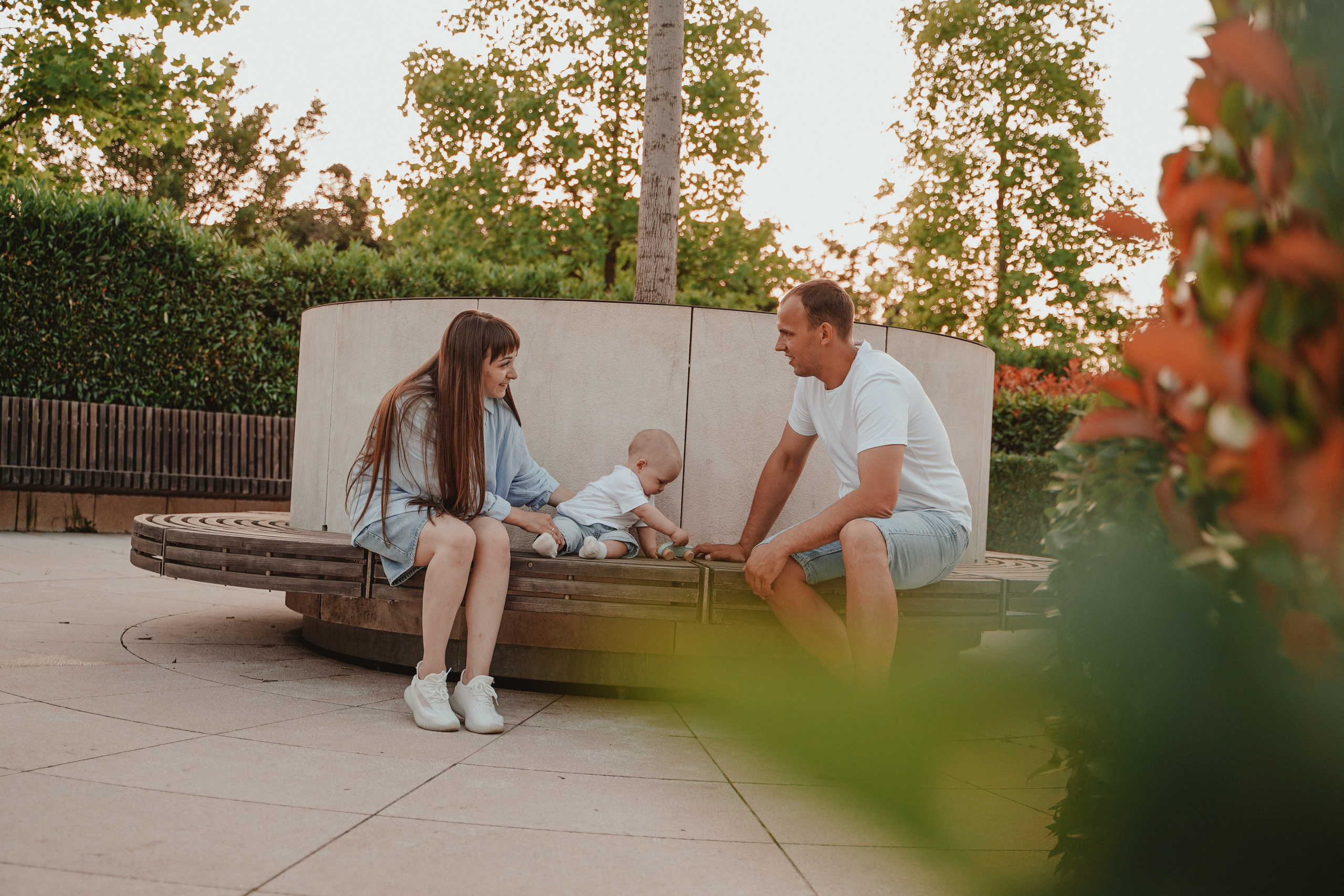 Семейная фотосессия в парке Галицкого. Семейный и женский фотограф в Краснодаре Анастасия Приймак