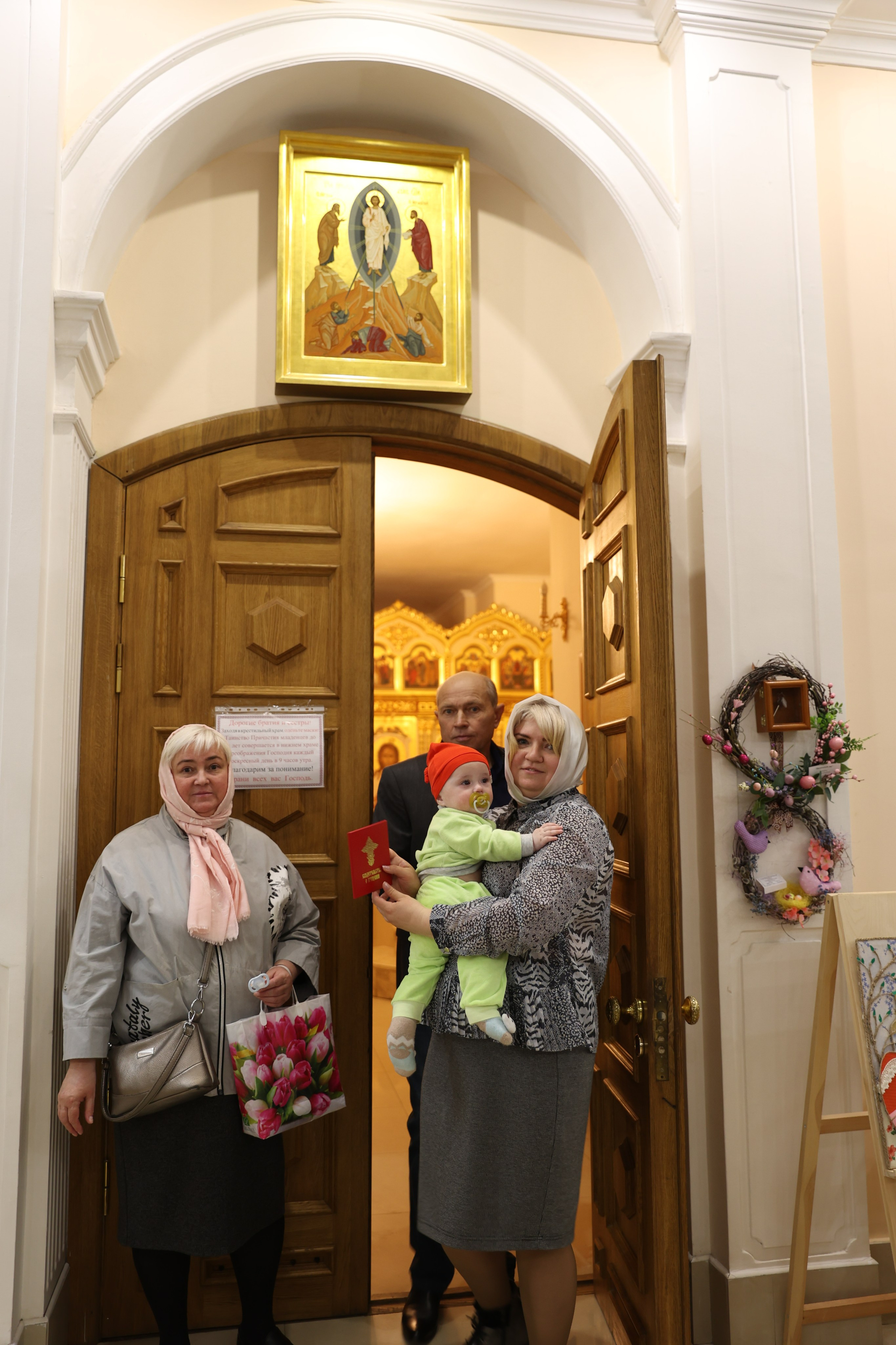 Крещение Серофима. Свадебный и семейный фотограф г. Саранск