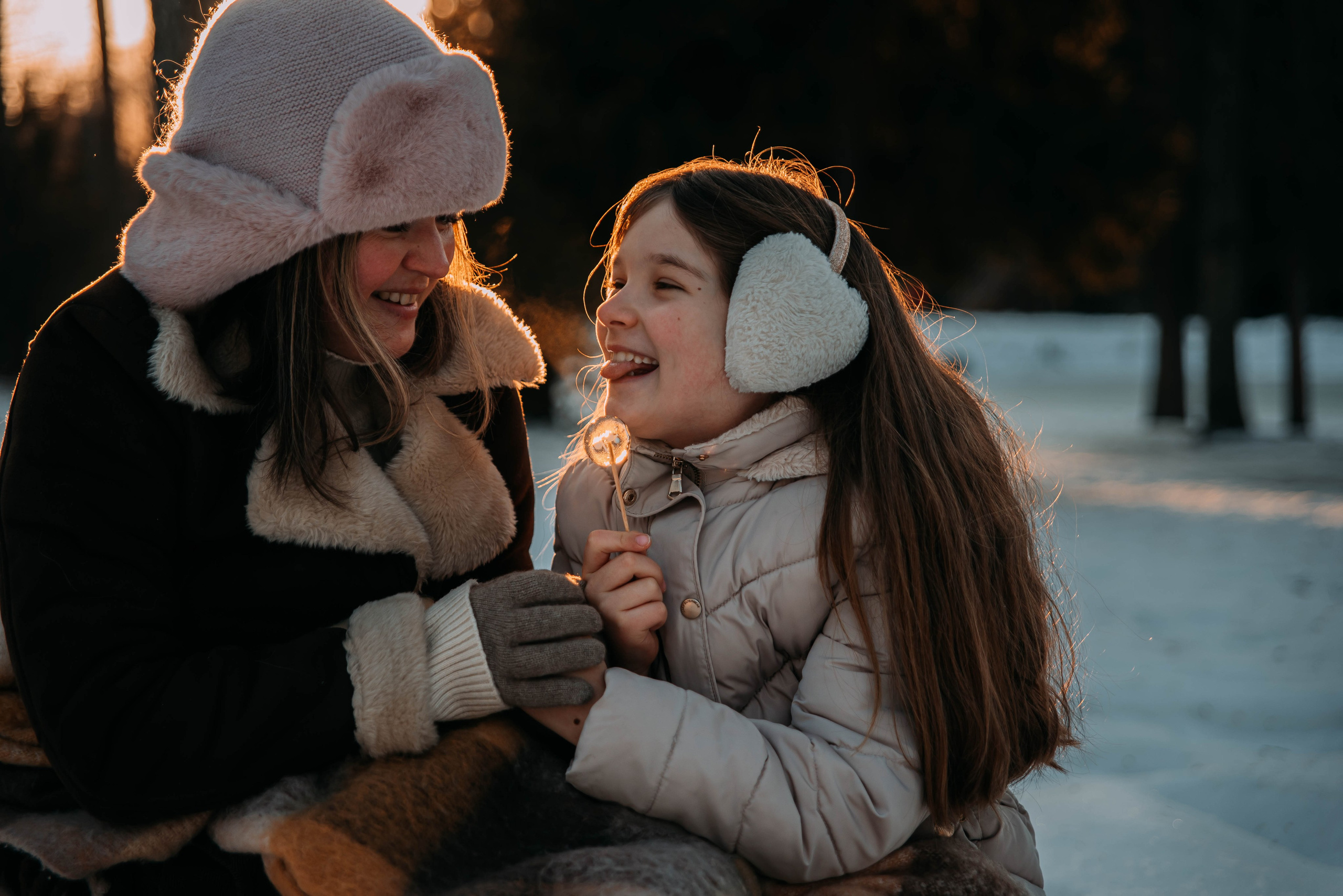 Зима. Леся Власова. Семейный Lifestyle фотограф в Москве
