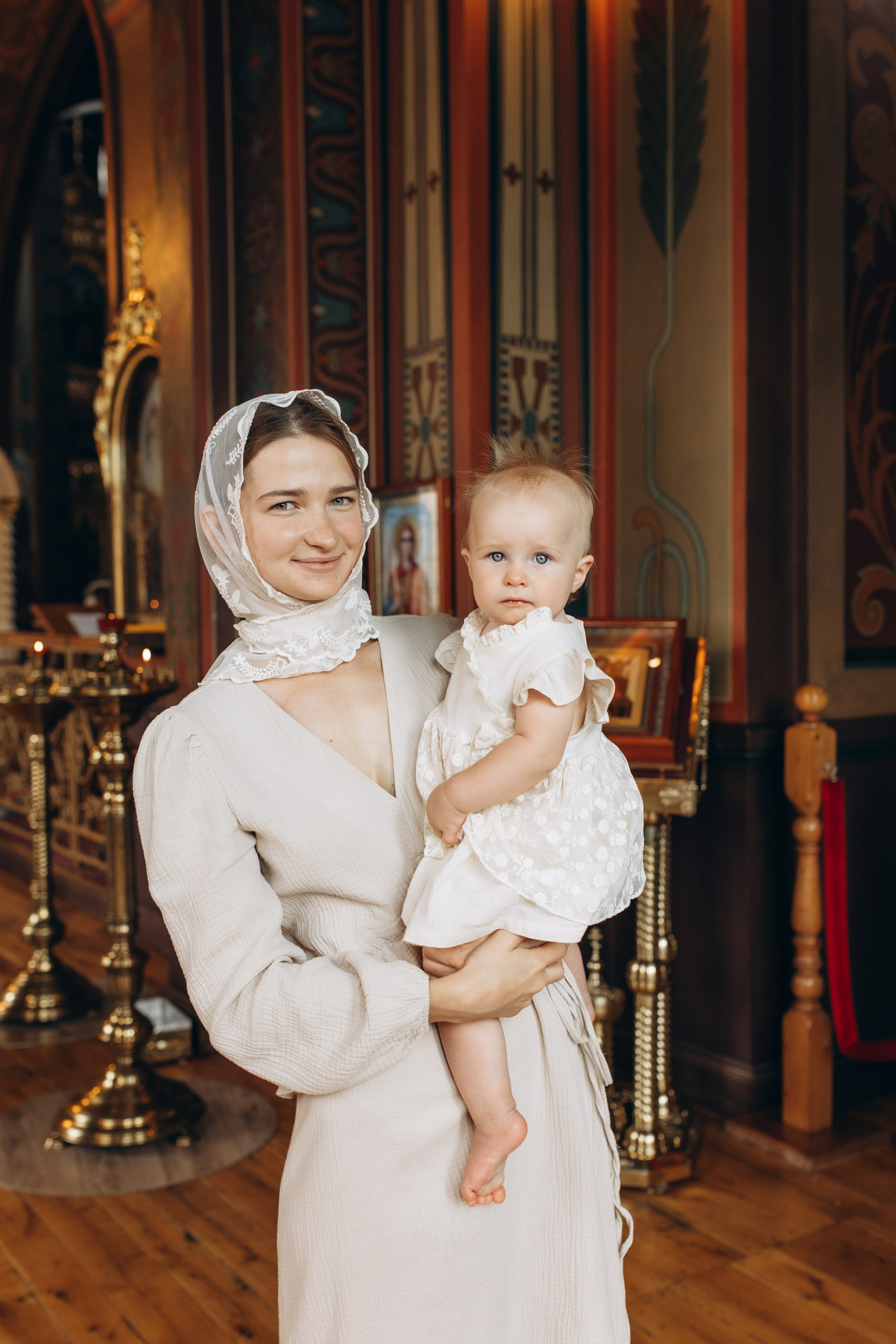 Крещение Марии и Валерии. Семейный фотограф в Краснодаре Виктория Кокоулина