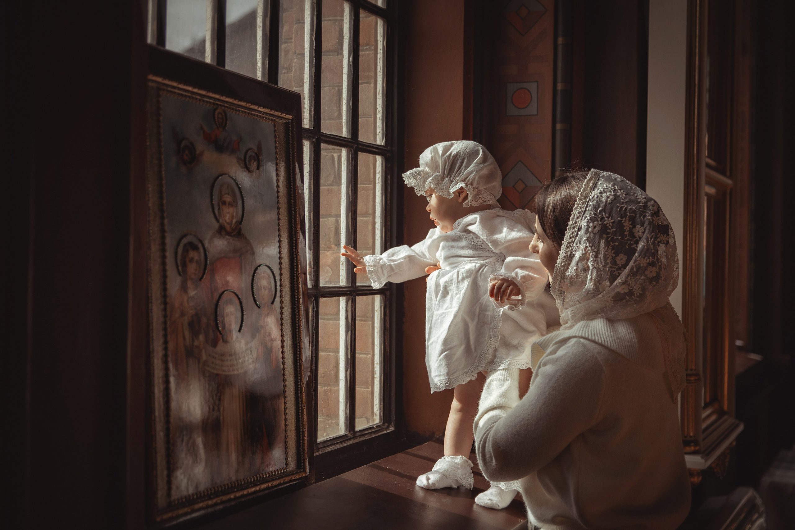 Таинство Крещения Василисы. Свято-Троицкий собор, г. Краснодар. Фотограф на Крещение и Венчание Краснодарский край — Гранкина Юлия