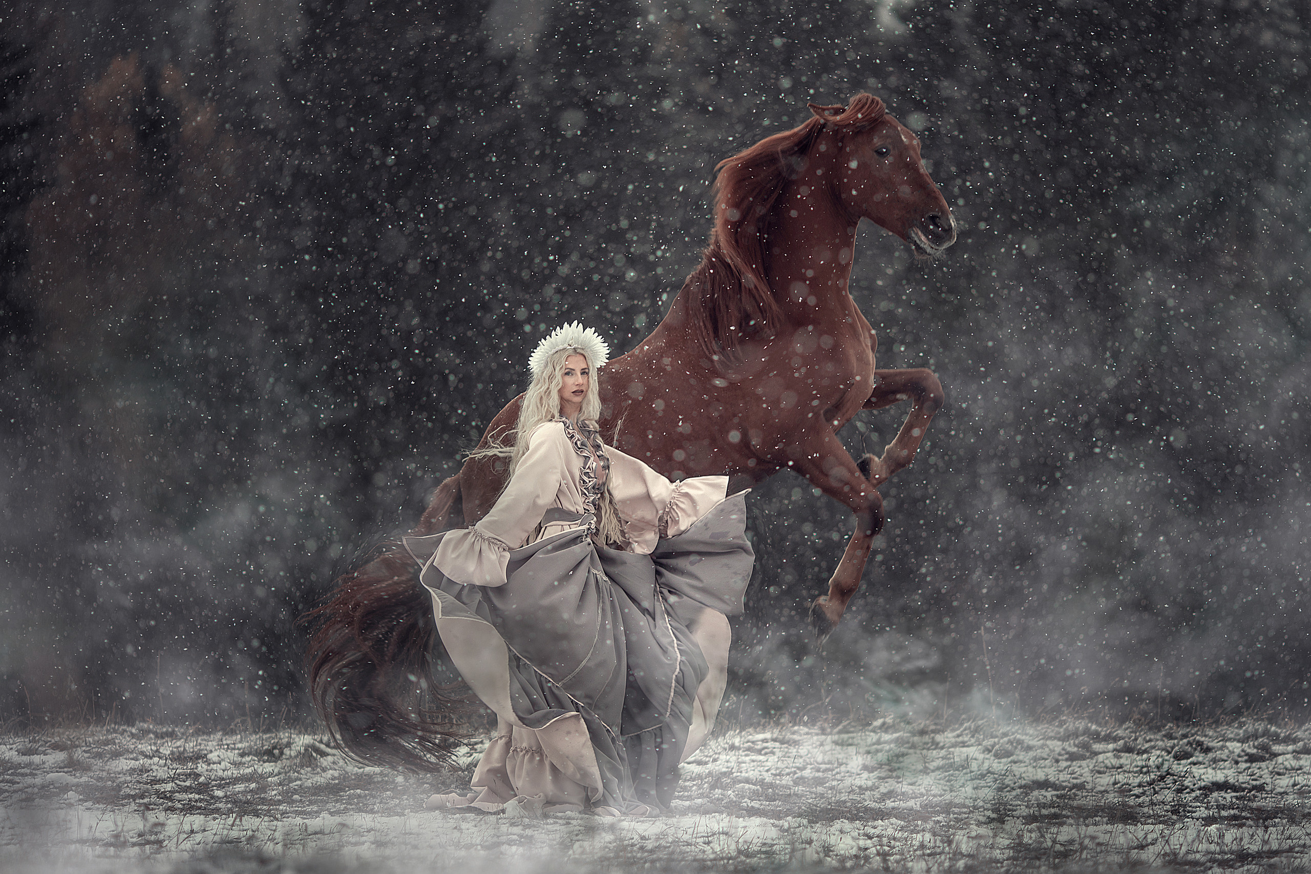 Съемки с лошадьми. Художественная фотография Анны Онтиковой в Москве и Томске
