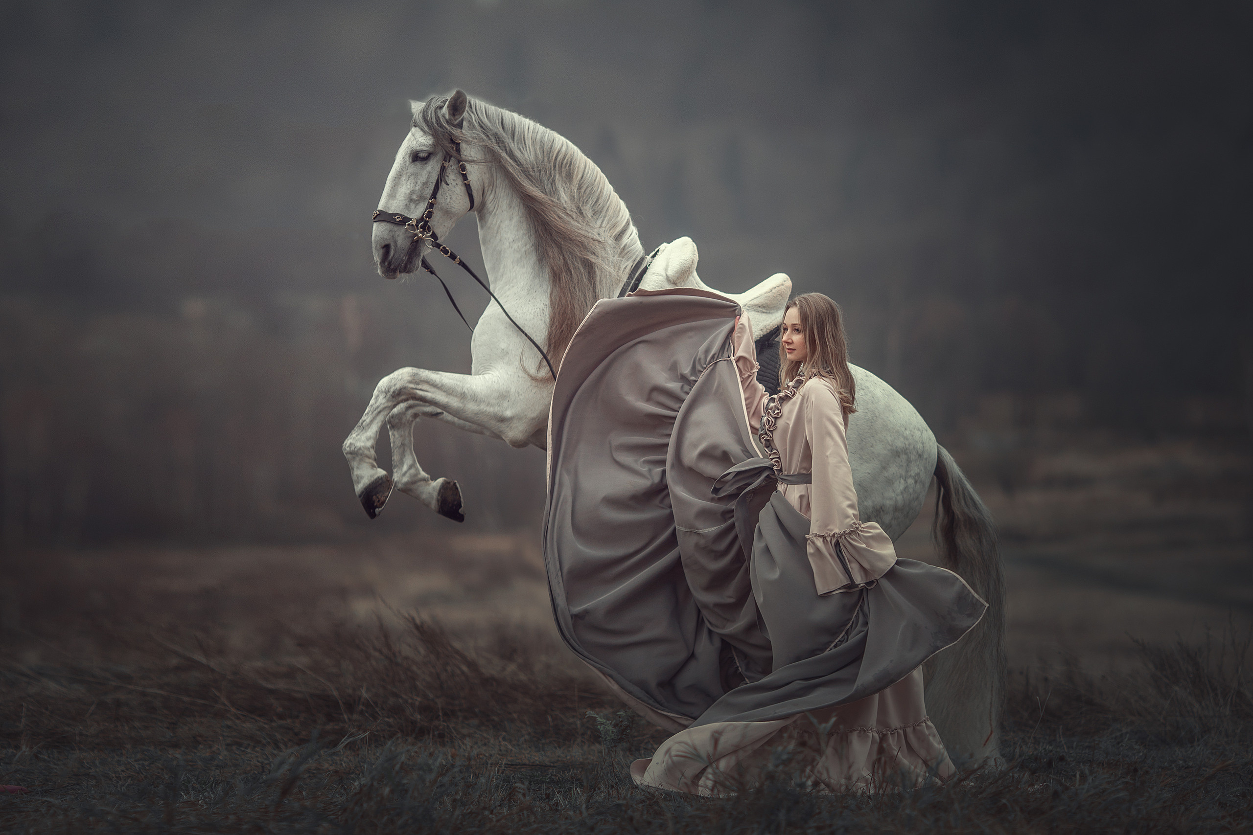 Съемки с лошадьми. Художественная фотография Анны Онтиковой в Москве и Томске