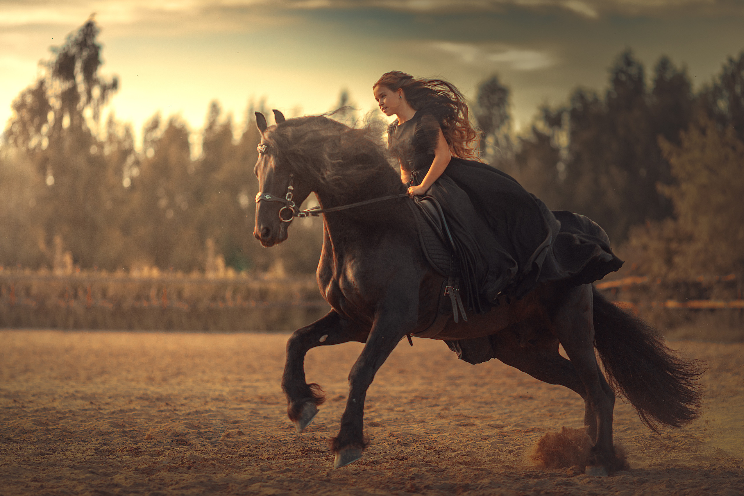 Съемки с лошадьми. Художественная фотография Анны Онтиковой в Москве и Томске