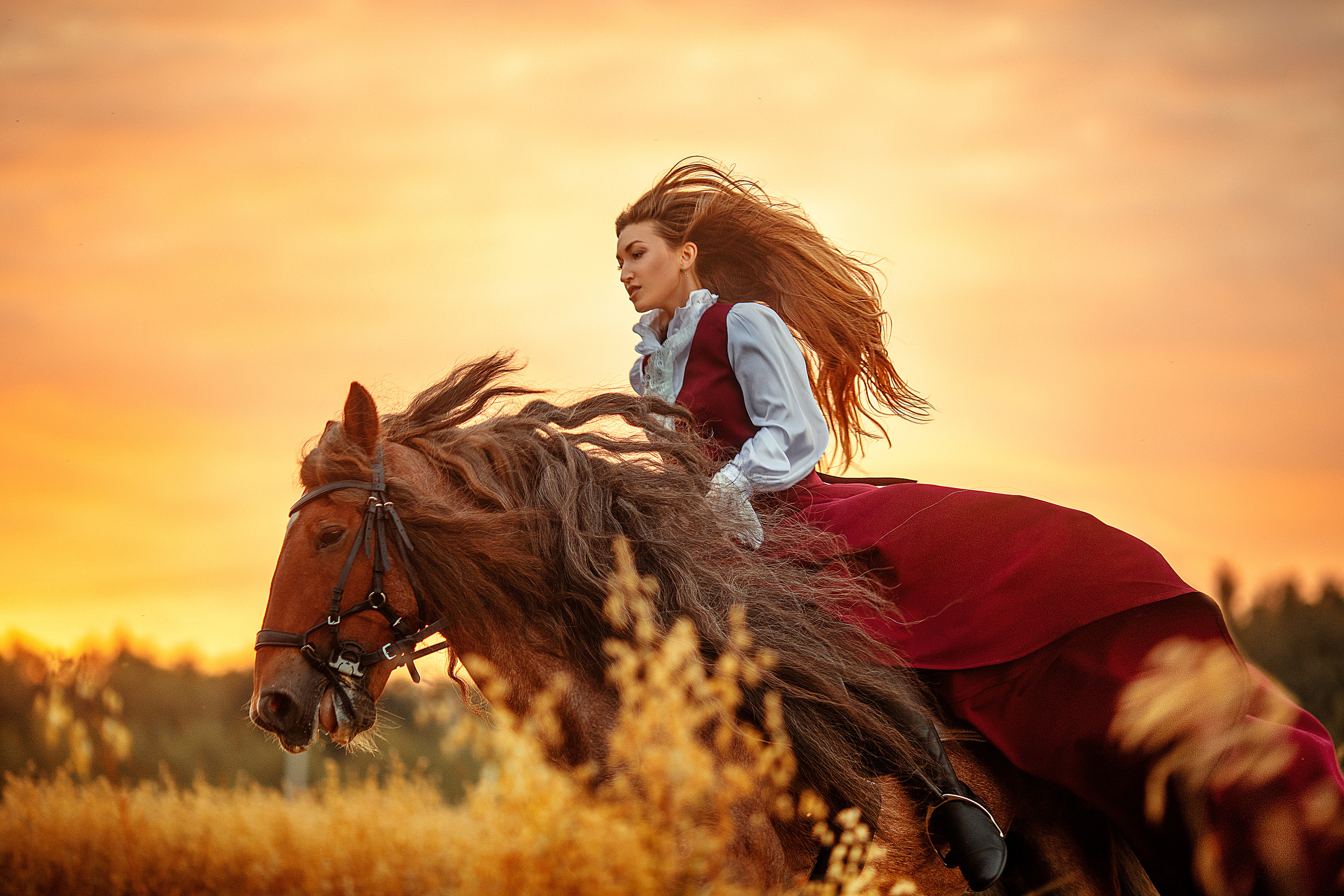 Съемки с лошадьми. Художественная фотография Анны Онтиковой в Москве и Томске