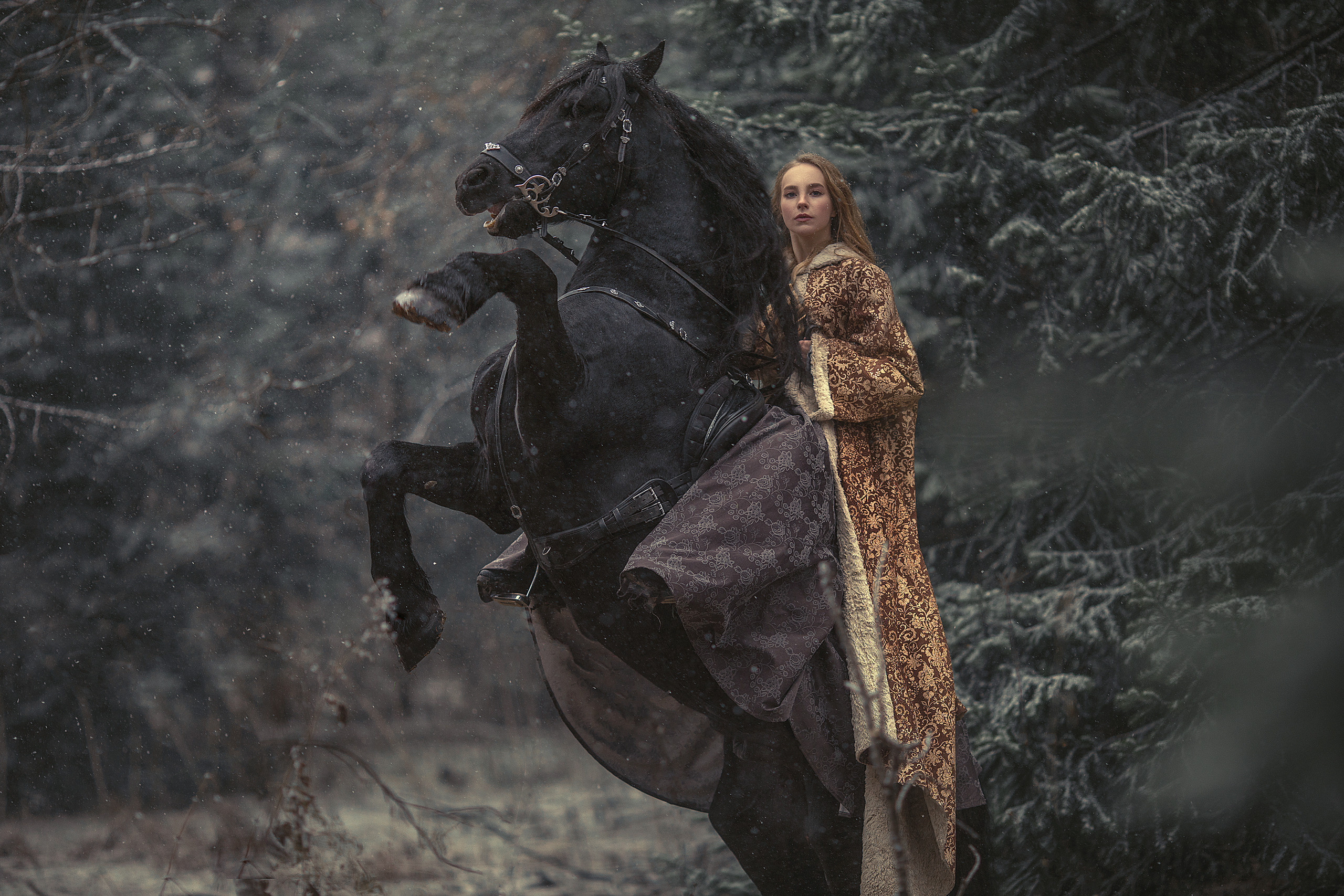 Съемки с лошадьми. Художественная фотография Анны Онтиковой в Москве и Томске