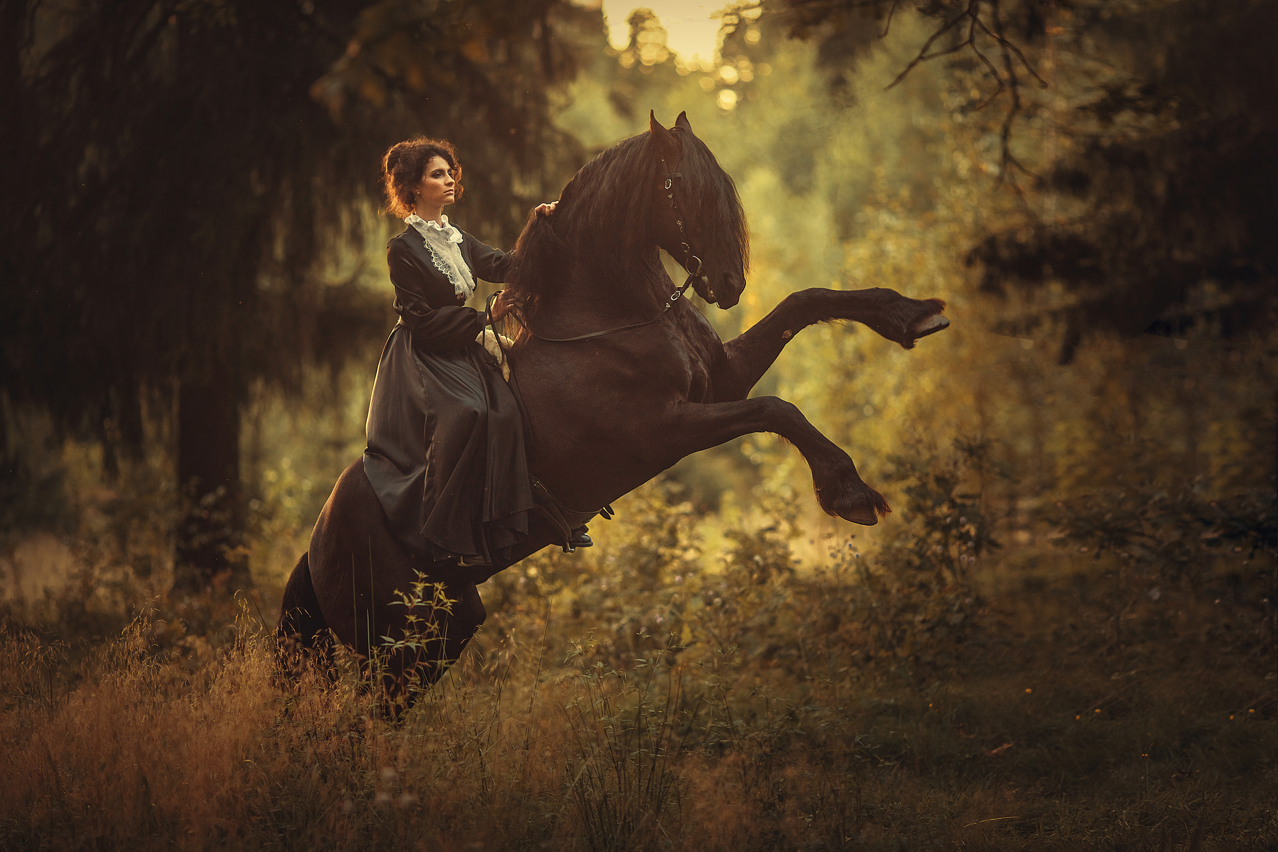 Съемки с лошадьми. Художественная фотография Анны Онтиковой в Москве и Томске