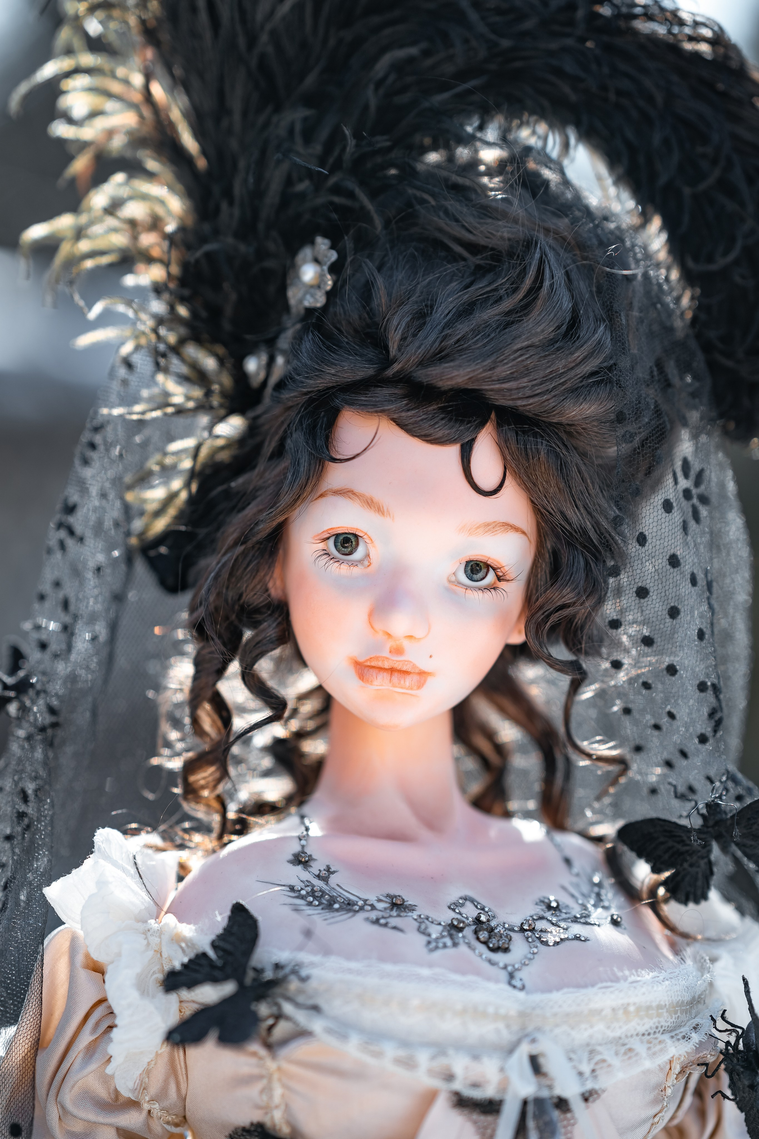 Съёмка фарфоровой куклы для фарфориста Алёны Клаузнер