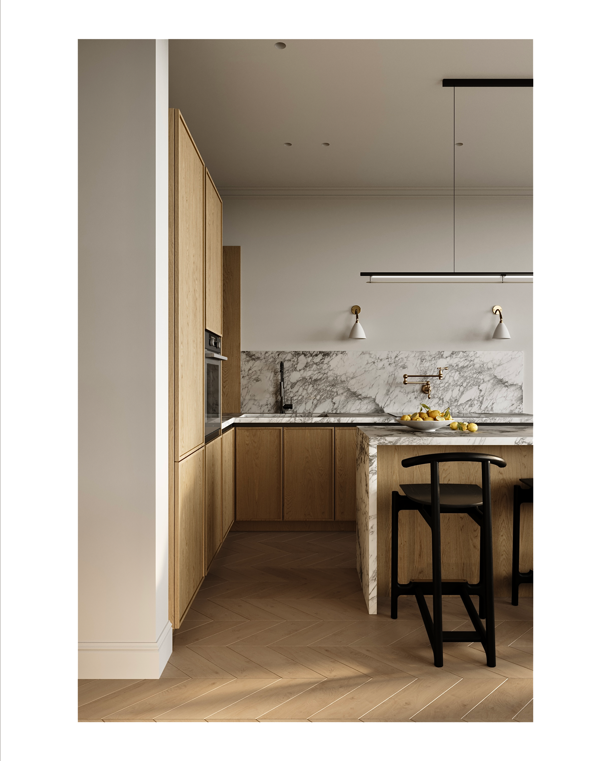 Apartments in Golden city GloraX, Saint Petersburg. Cg artist Shchapov Dmitry