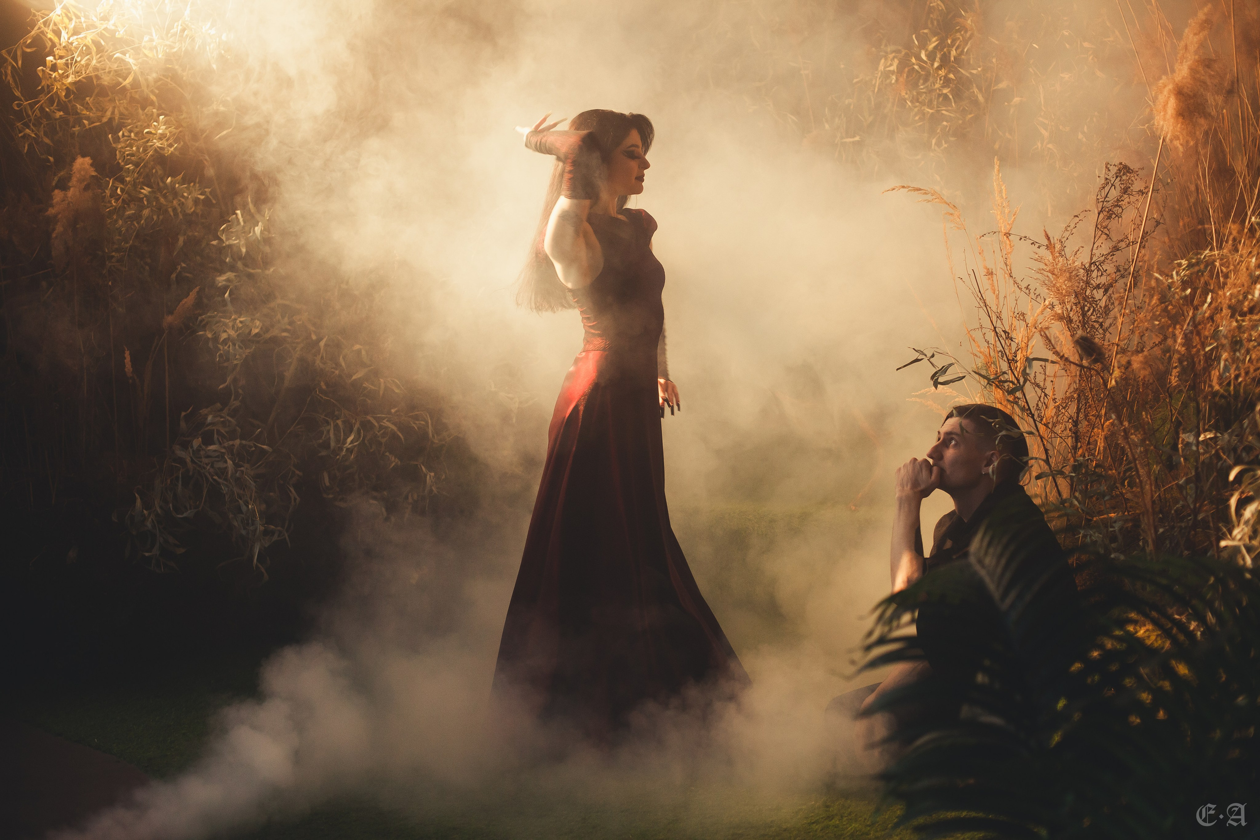 Съемки клипа «Клок тумана». Фотограф Ellairen