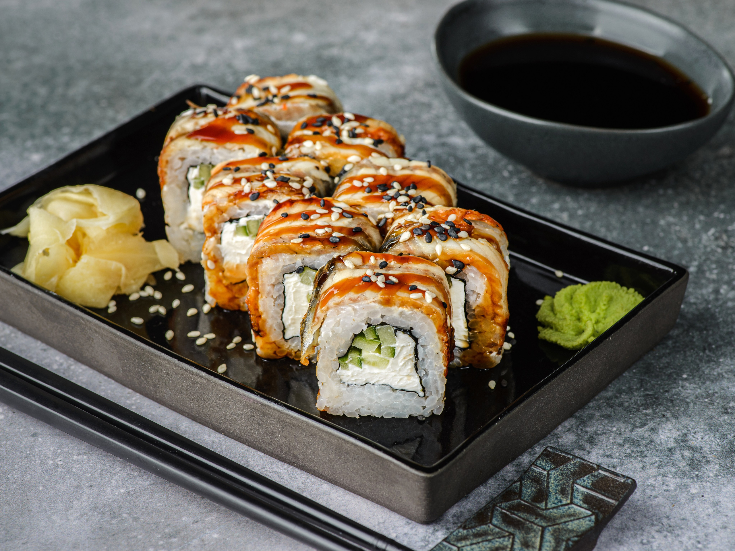 Роллы съемка меню