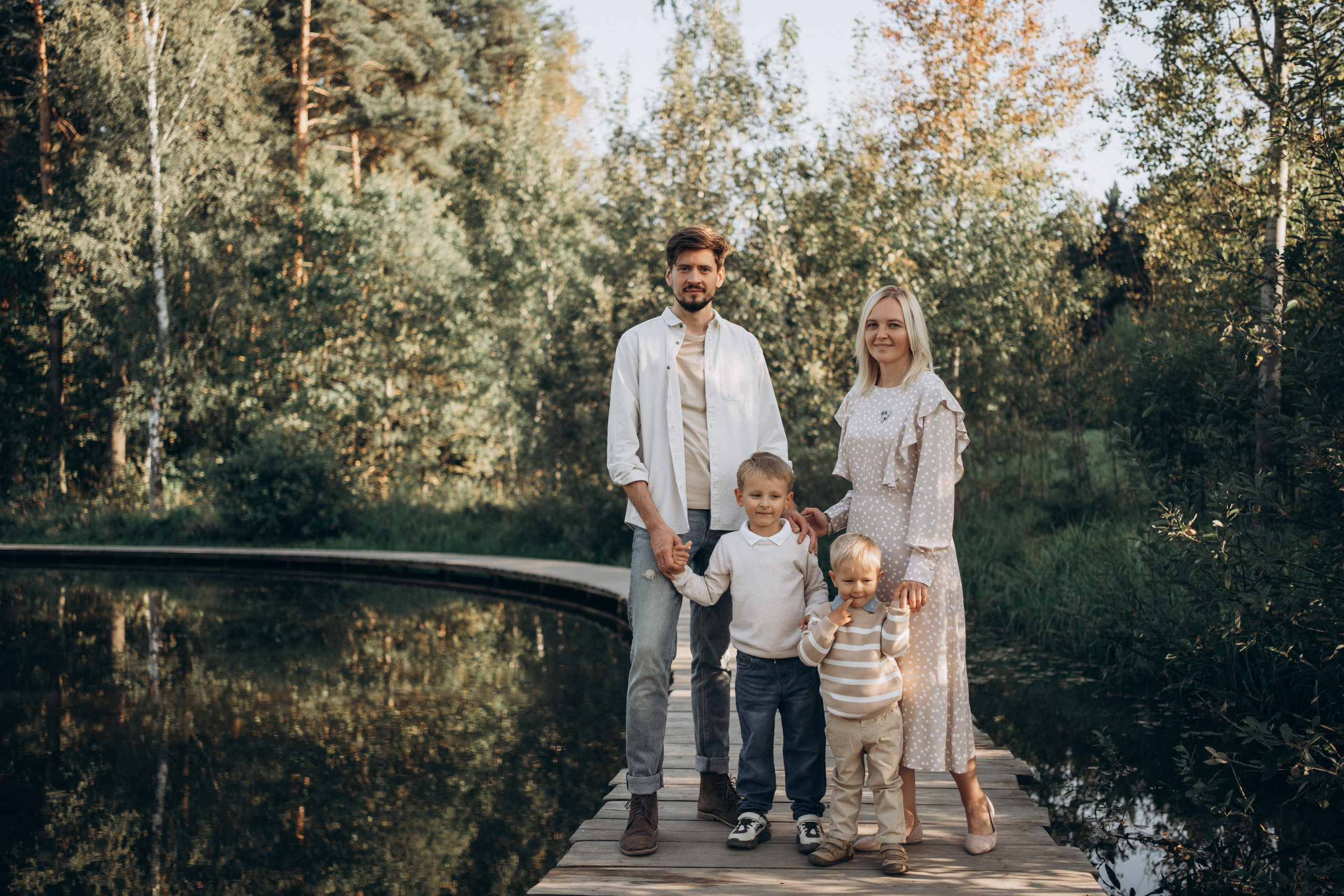 Прогулка в парке. Фотограф новорожденных и малышей до года в Москве Анастасия Соколова