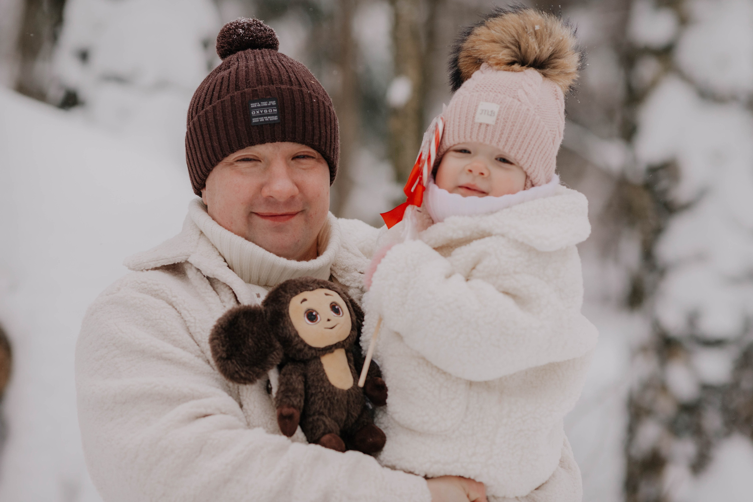 Лиля и семья Зимняя прогулка в лесу. Семейный и свадебный фотограф Видное Москва Екатерина Пятова