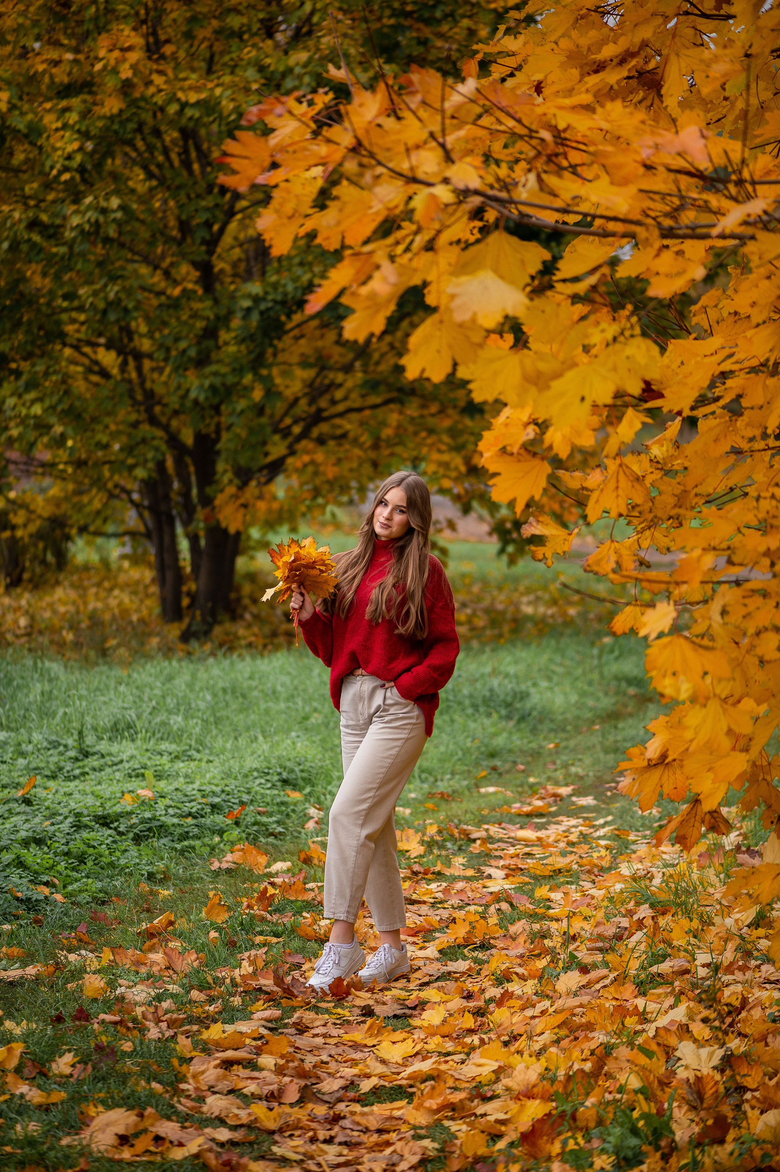 Осенняя фотосессия для Вероники. Фотосессии в Москве, женский и семейный фотограф Юлия Михайленко