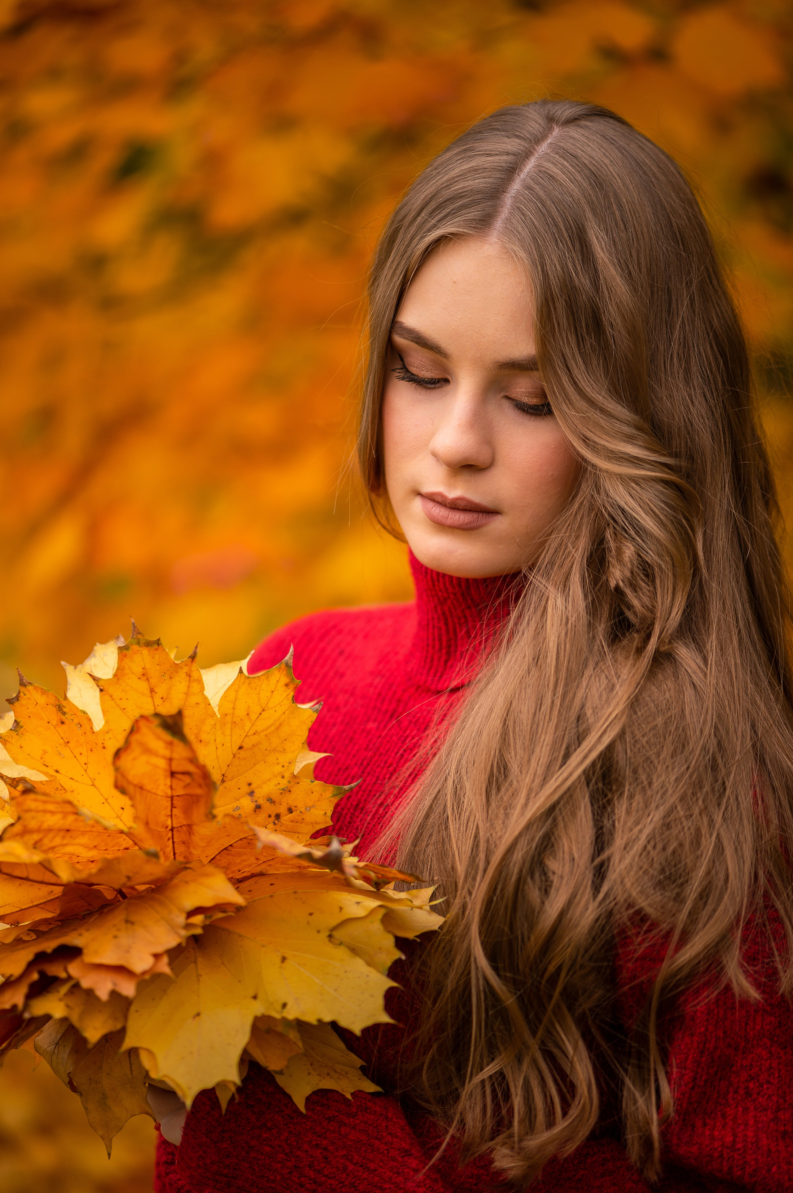 Осенняя фотосессия для Вероники. Фотосессии в Москве, женский и семейный фотограф Юлия Михайленко