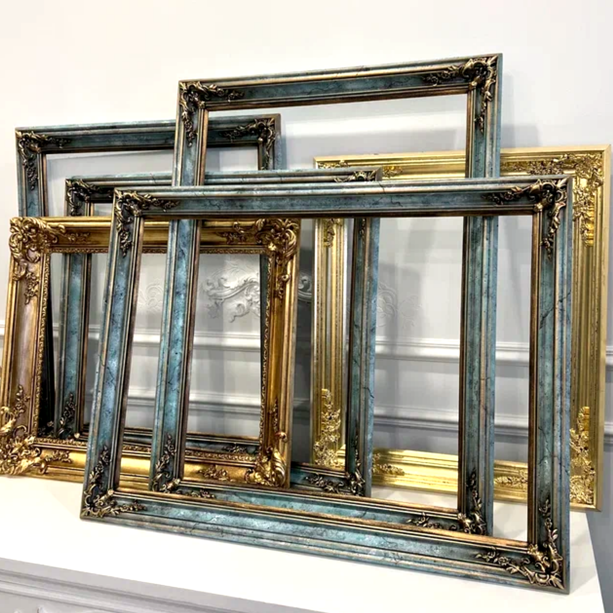 Рамы «Голубой мрамор». Купить premium art, интерьерные картины в интернет-магазине MONA