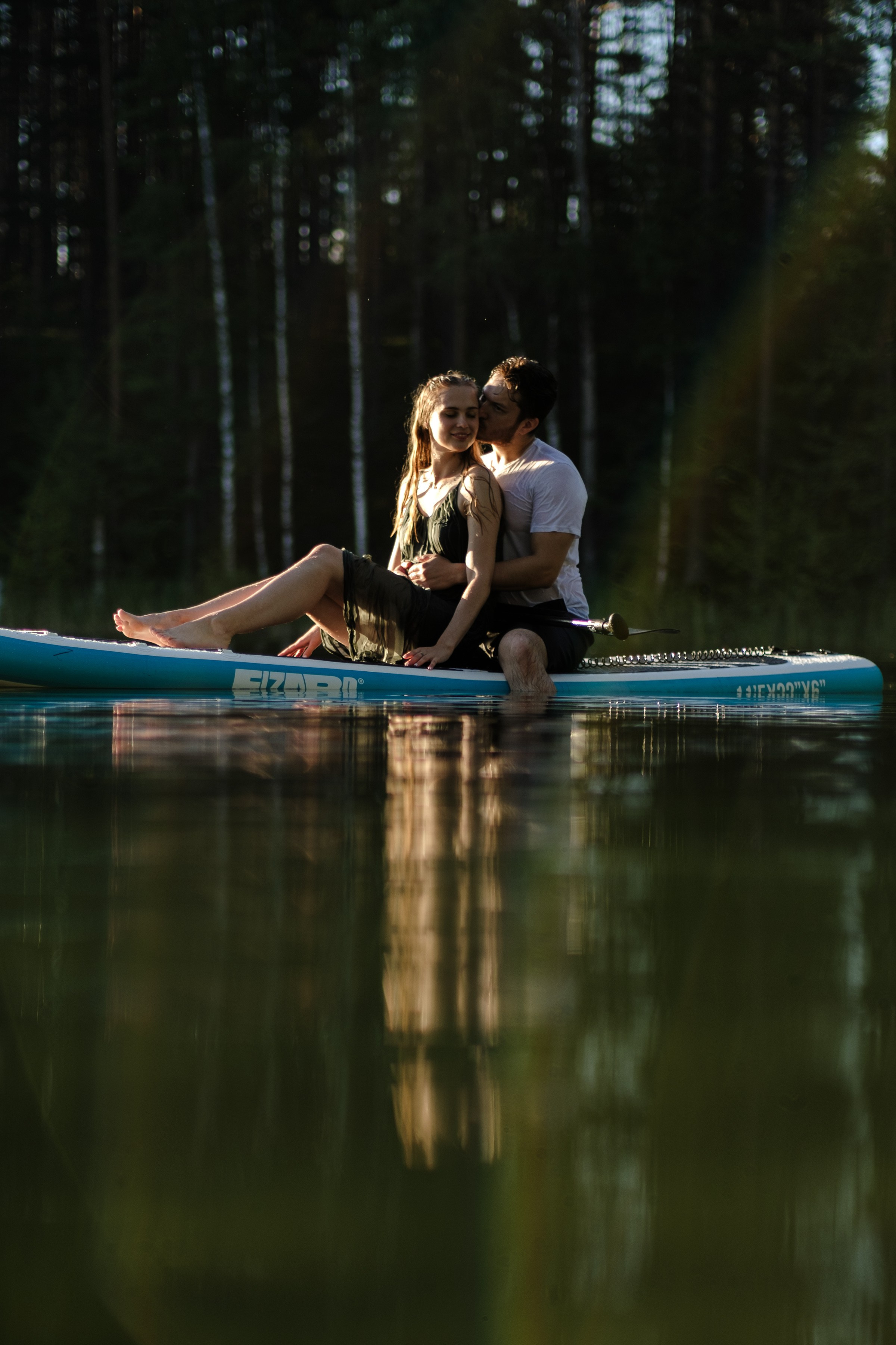 Петя и Лина, на сапах. Интерьерный фотограф и видеограф в Санкт-Петербурге Вадим Балбашевский